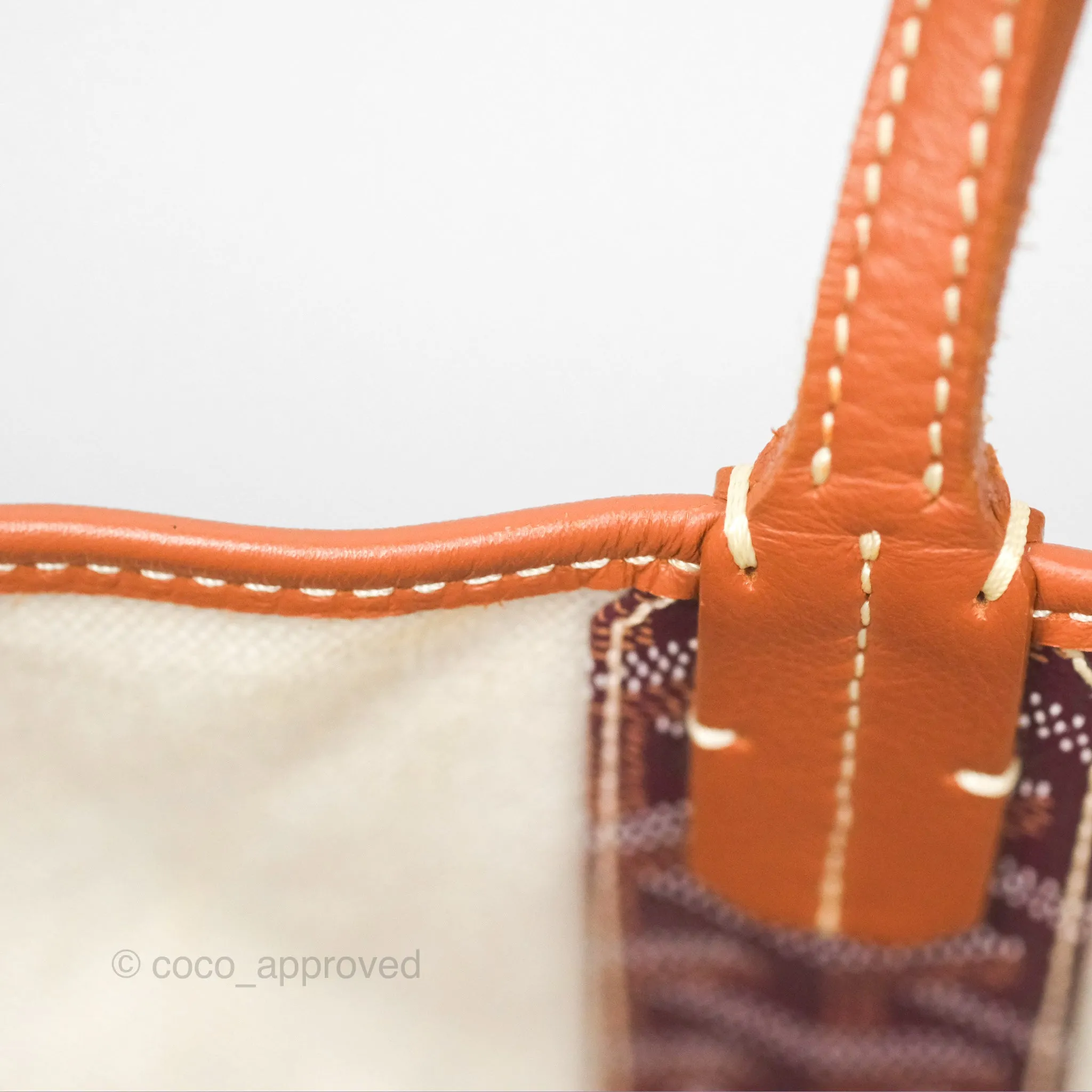 Goyard St Louis Pertuis Tote PM Burgundy