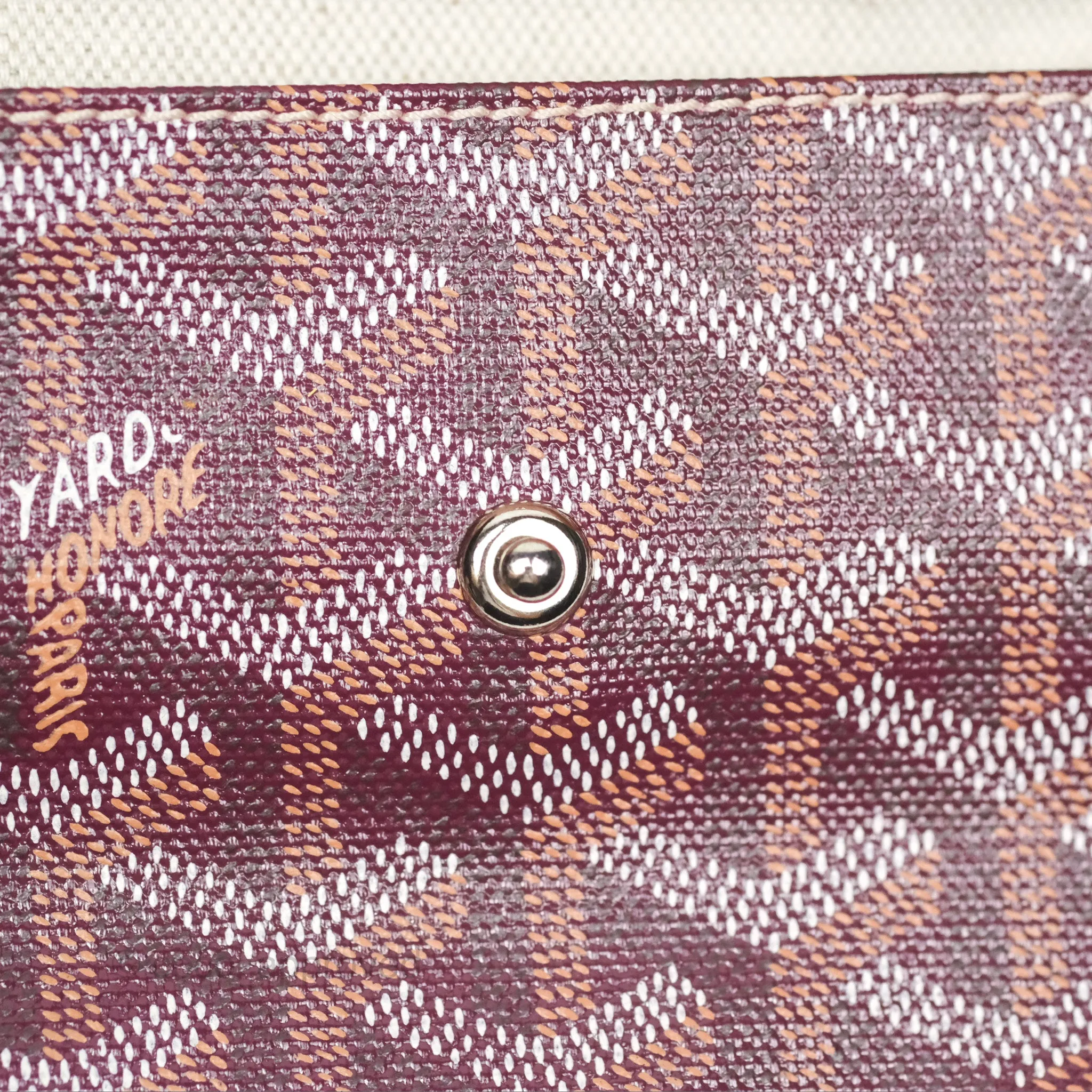 Goyard St Louis Pertuis Tote PM Burgundy