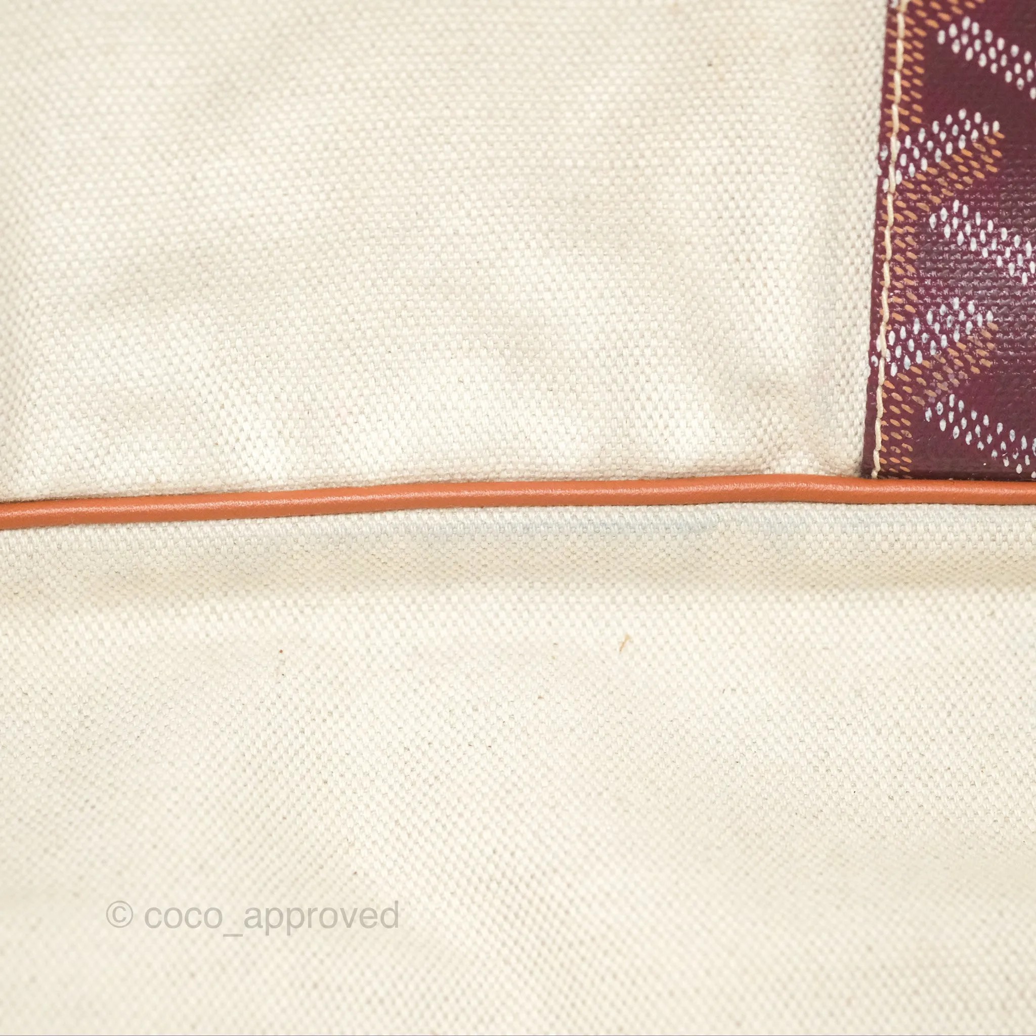 Goyard St Louis Pertuis Tote PM Burgundy