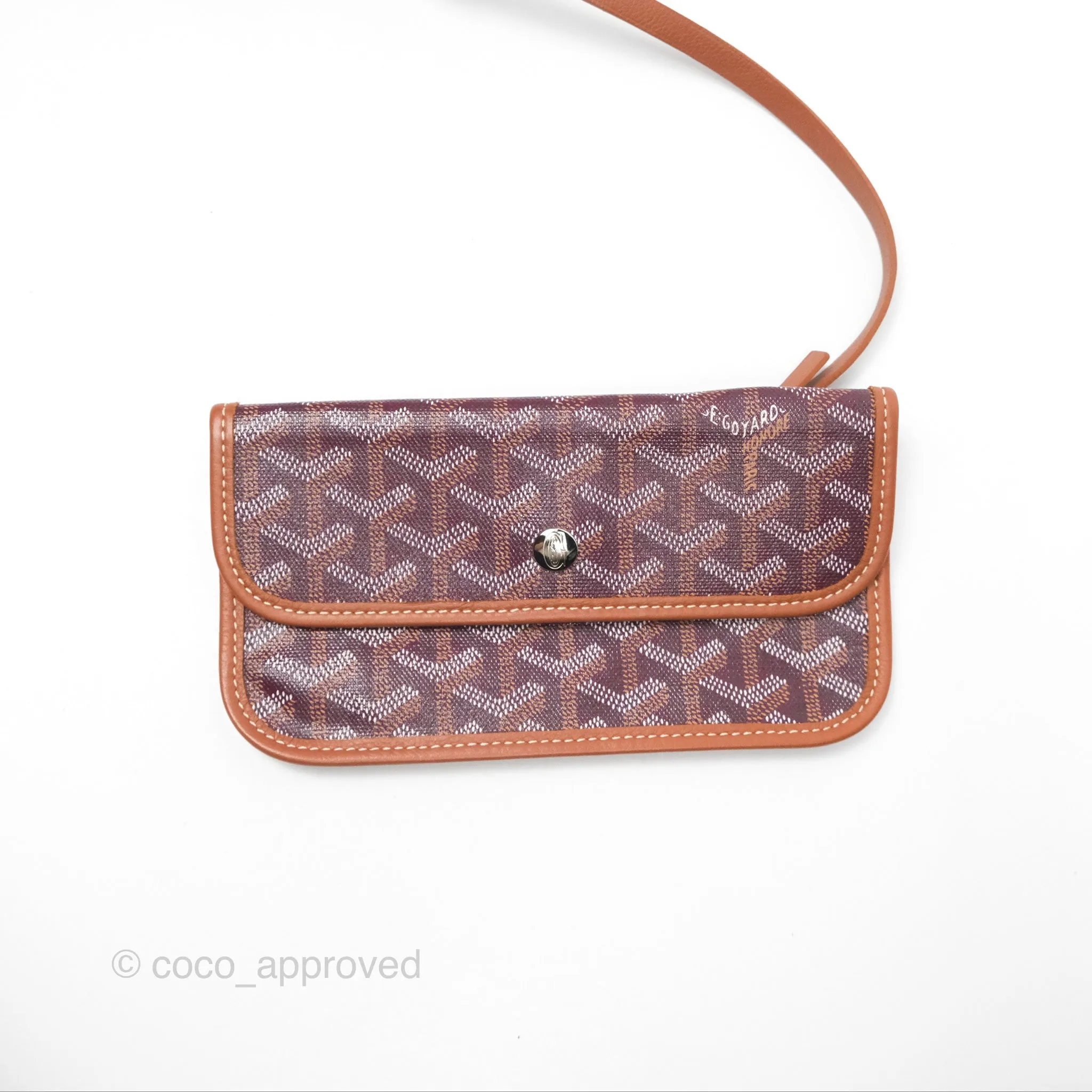 Goyard St Louis Pertuis Tote PM Burgundy