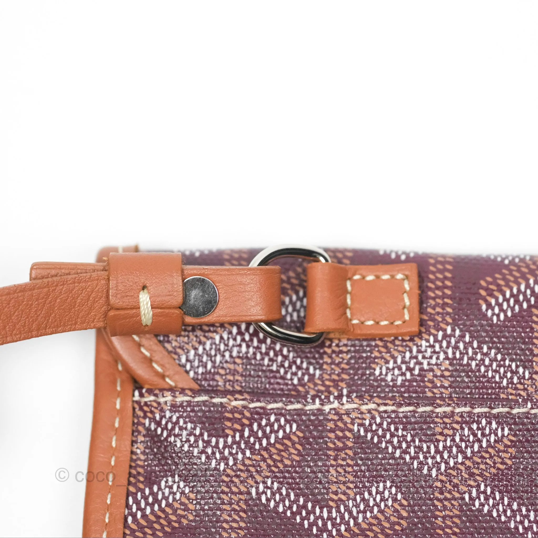 Goyard St Louis Pertuis Tote PM Burgundy