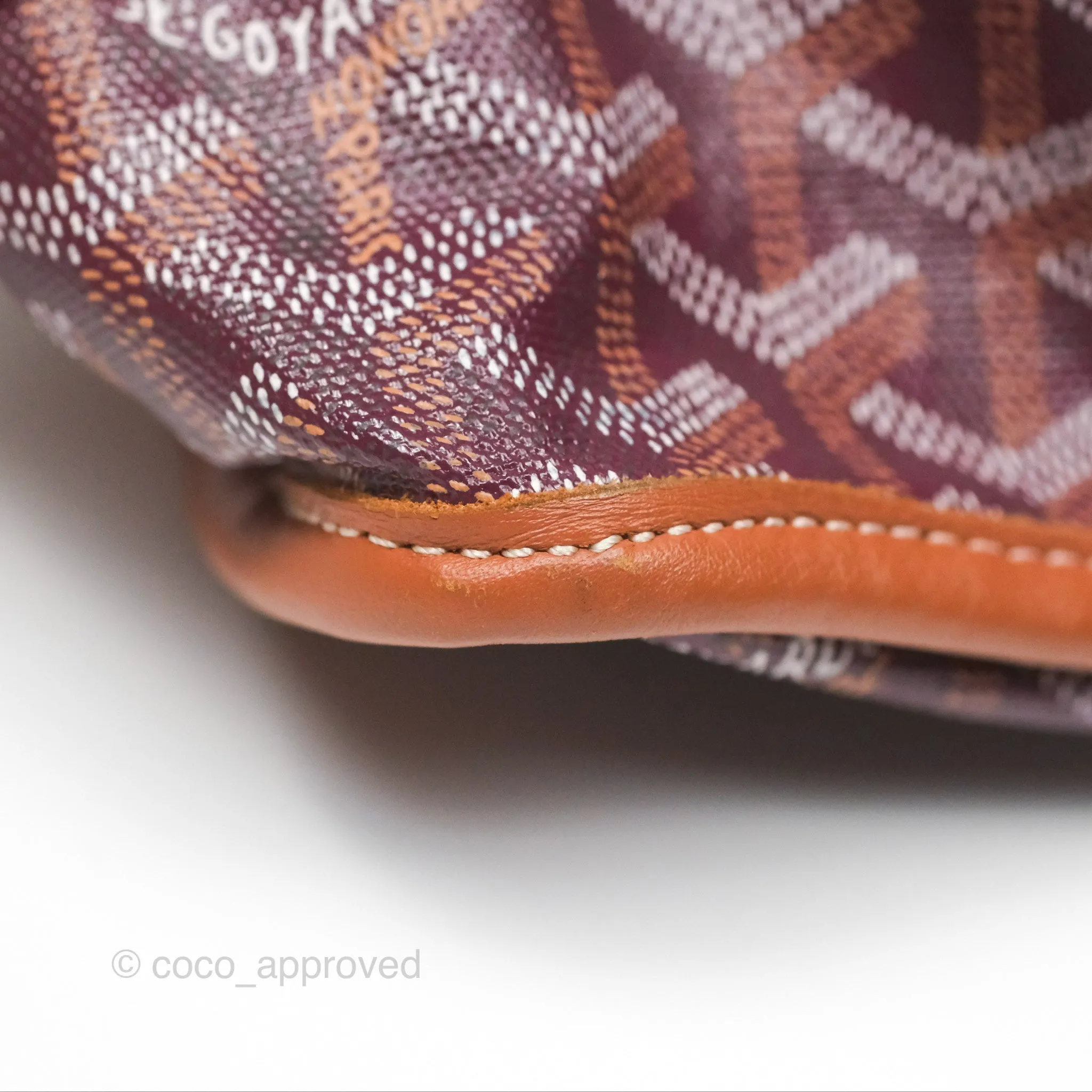 Goyard St Louis Pertuis Tote PM Burgundy