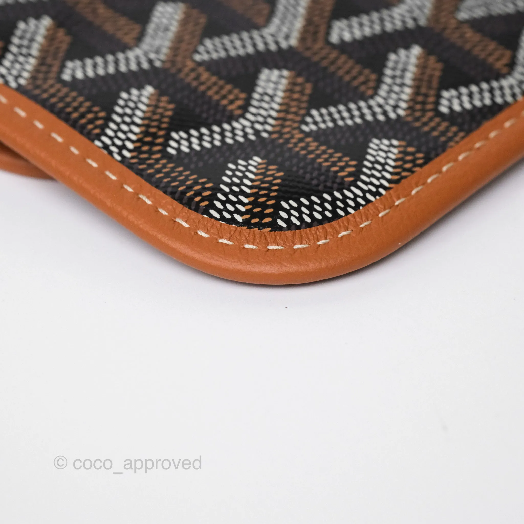 Goyard St. Louis Tote Bag GM Black/Tan