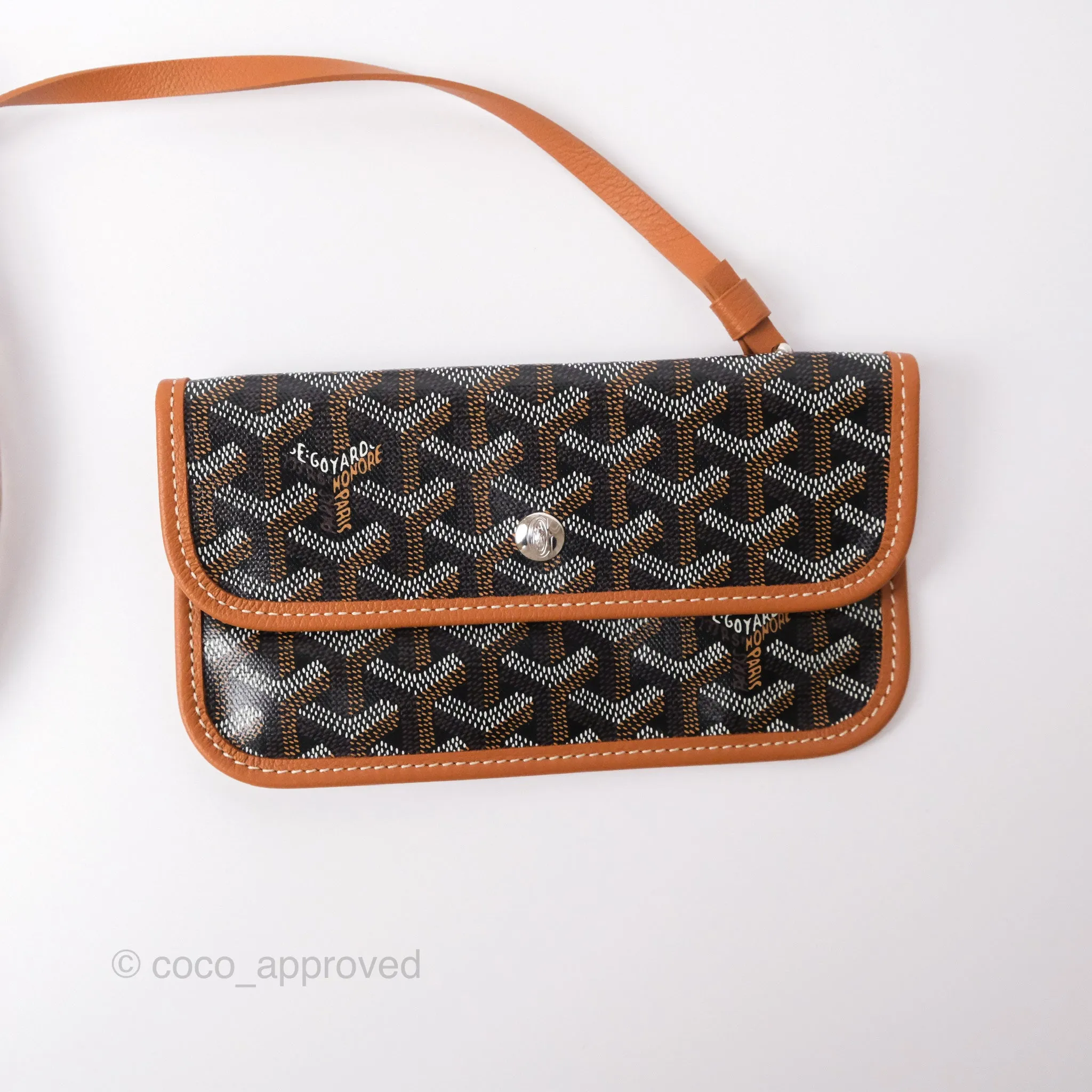 Goyard St. Louis Tote Bag GM Black/Tan