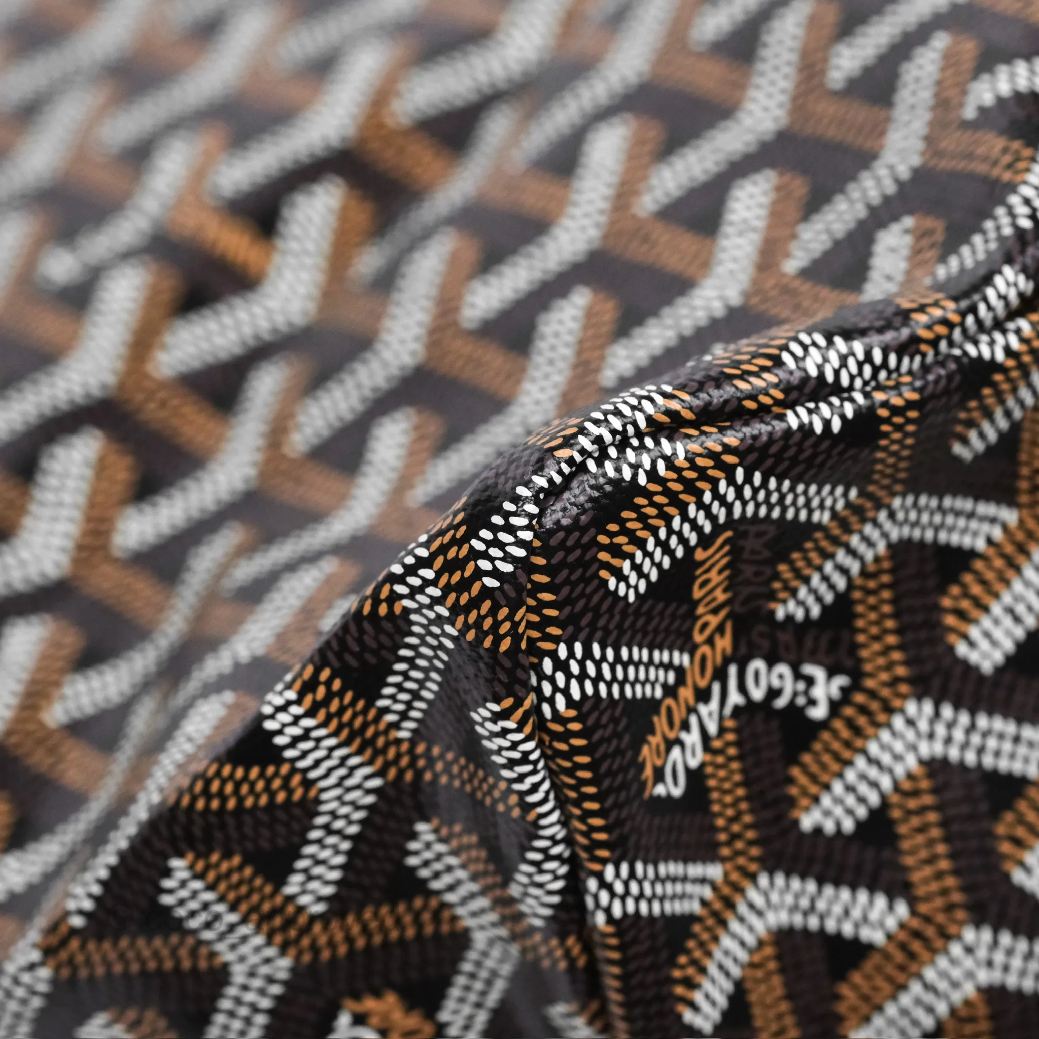 Goyard St. Louis Tote Bag GM Black/Tan