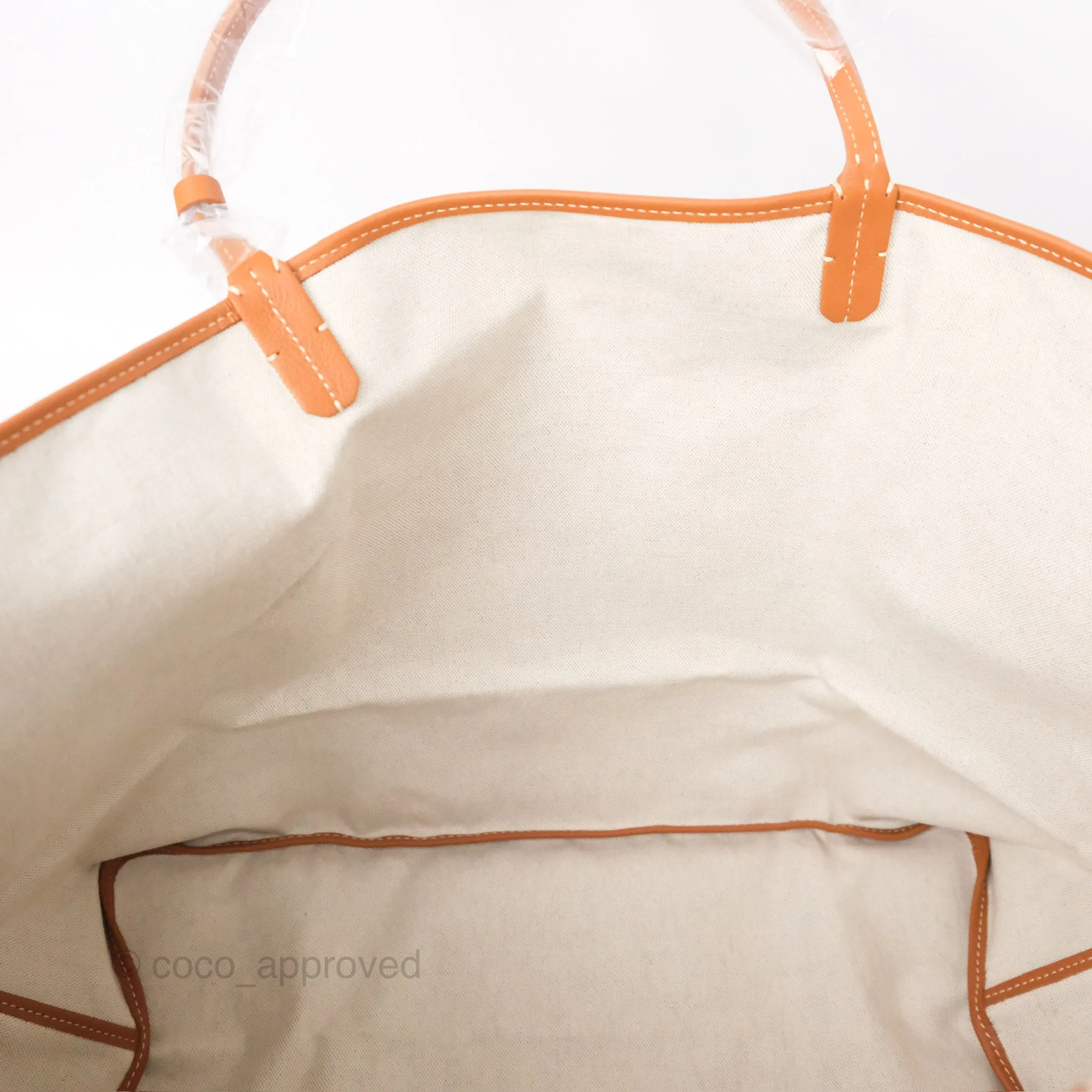 Goyard St. Louis Tote Bag GM Black/Tan
