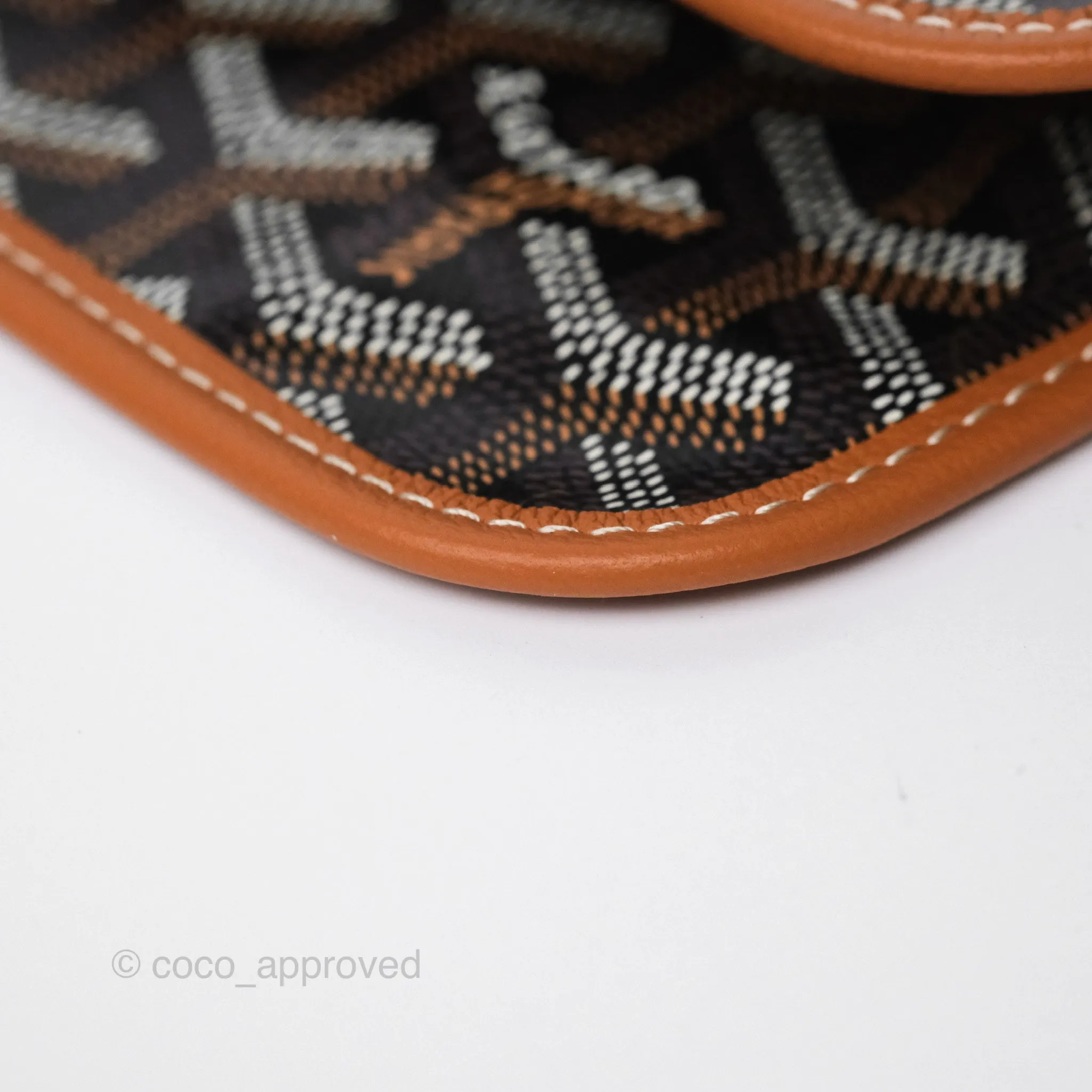 Goyard St. Louis Tote Bag GM Black/Tan