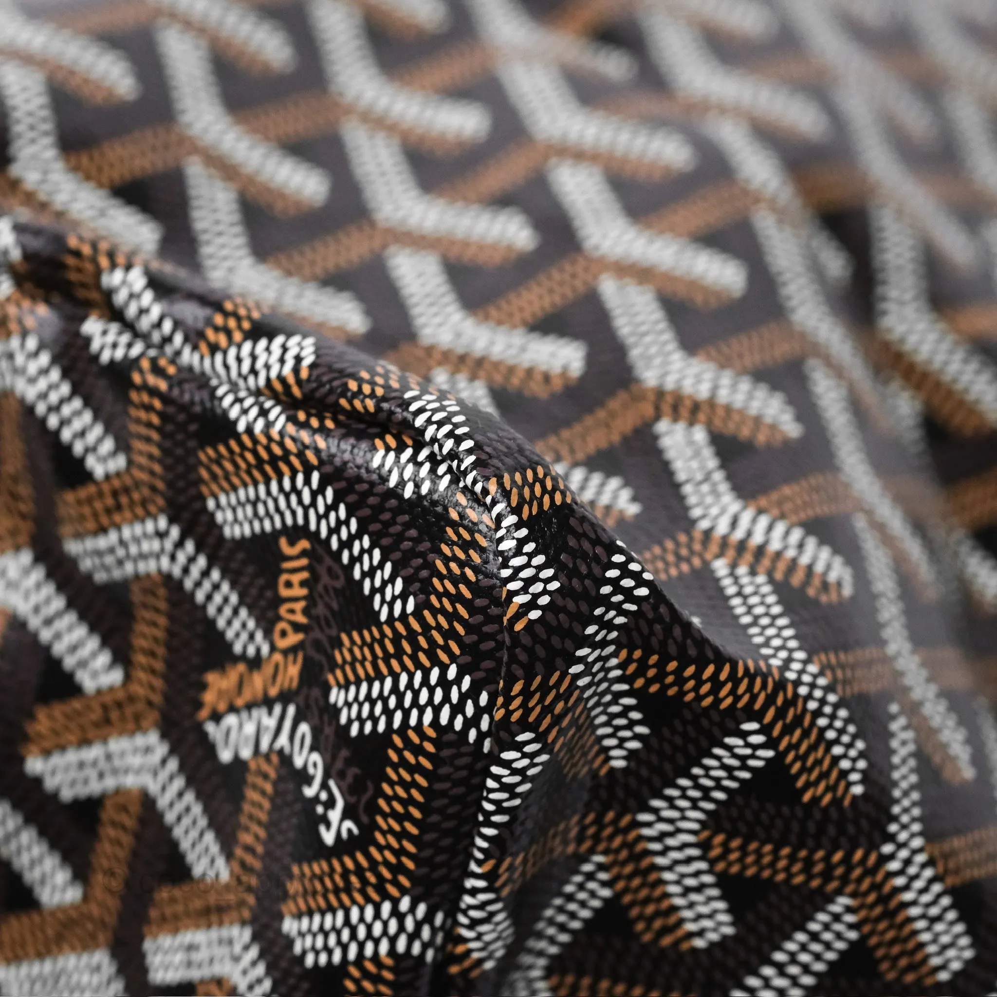 Goyard St. Louis Tote Bag GM Black/Tan