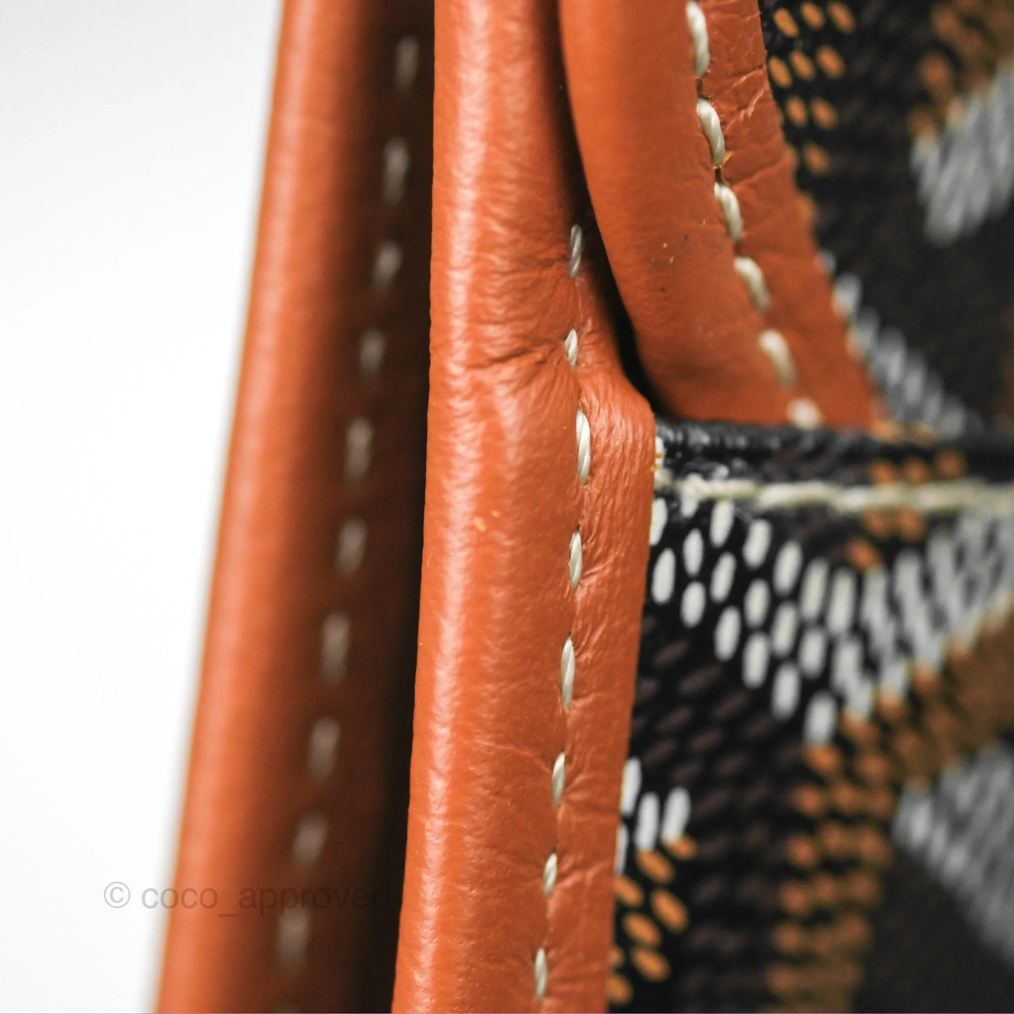 Goyard St. Louis Tote GM Black/Tan