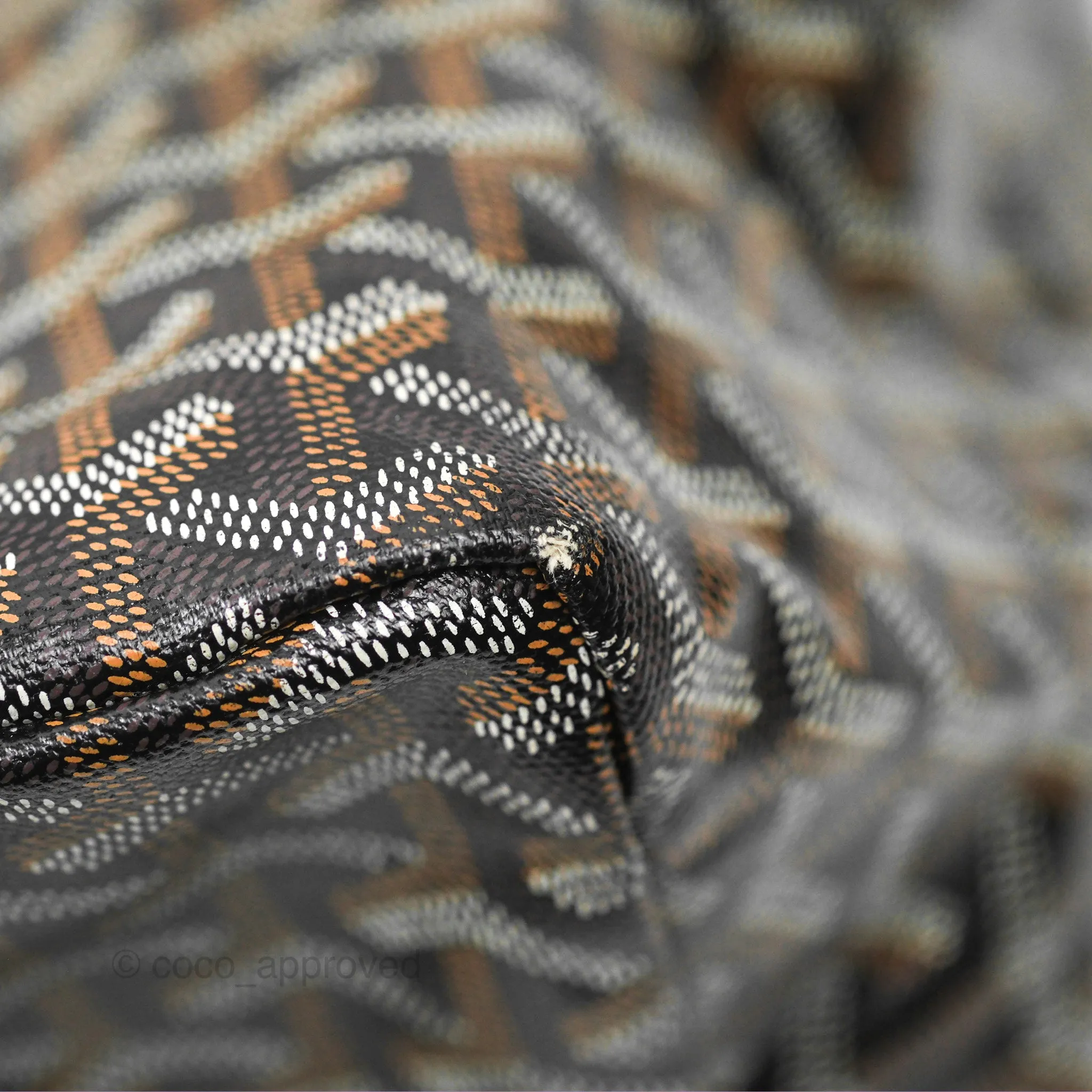 Goyard St. Louis Tote GM Black/Tan