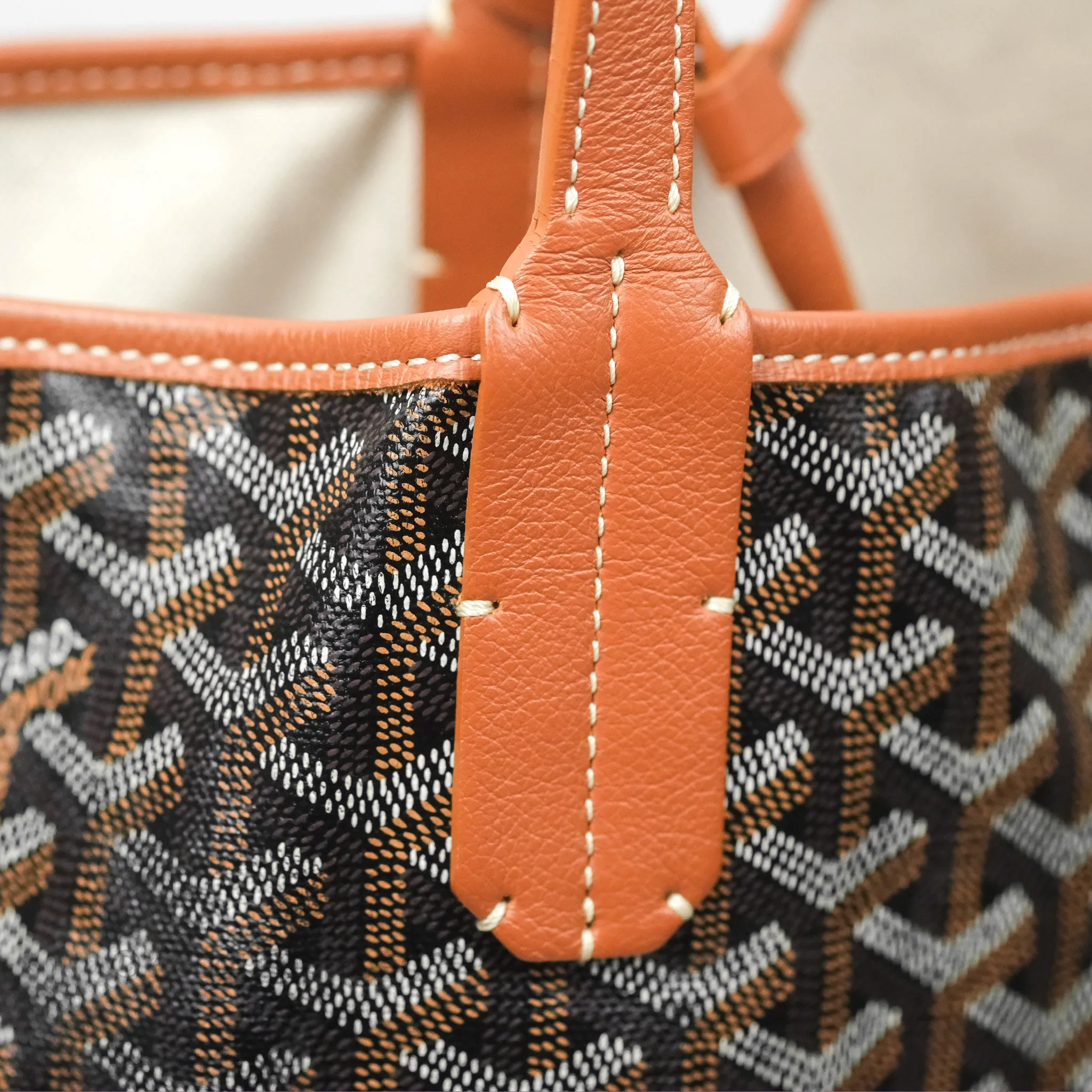 Goyard St. Louis Tote GM Black/Tan