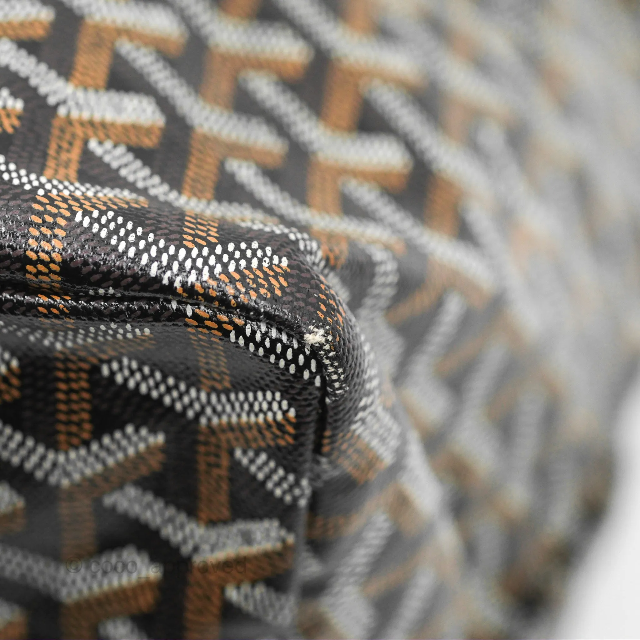 Goyard St. Louis Tote GM Black/Tan