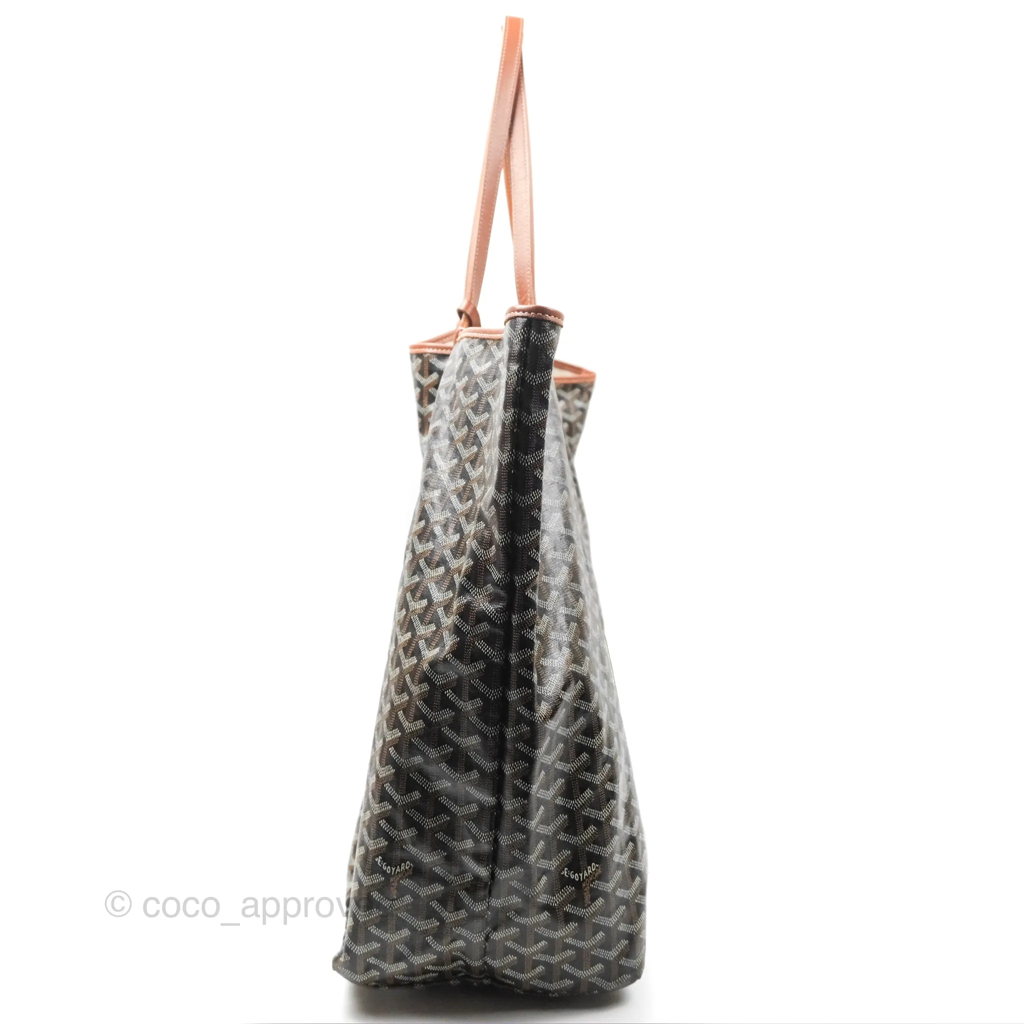 Goyard St. Louis Tote GM Black/Tan