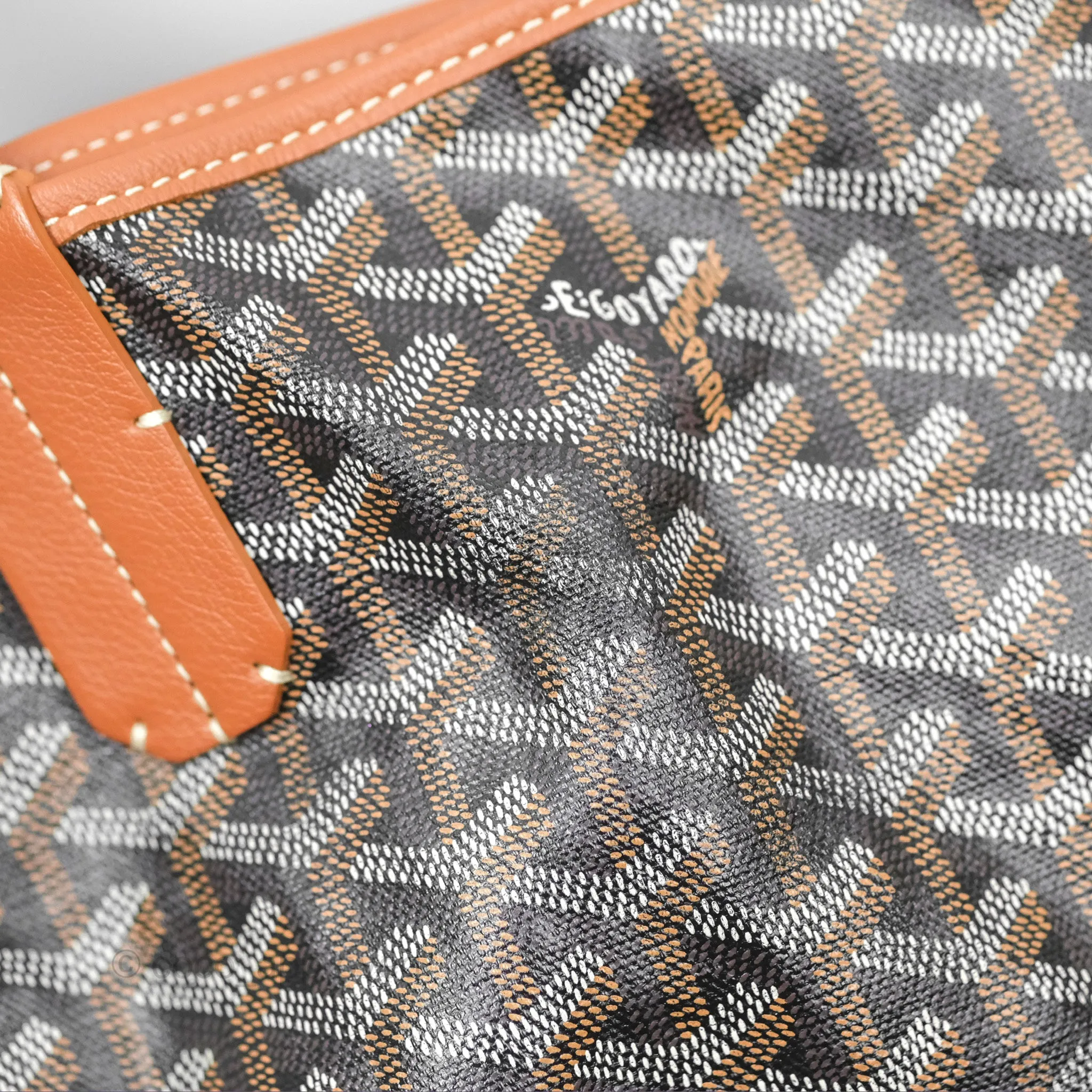 Goyard St. Louis Tote GM Black/Tan