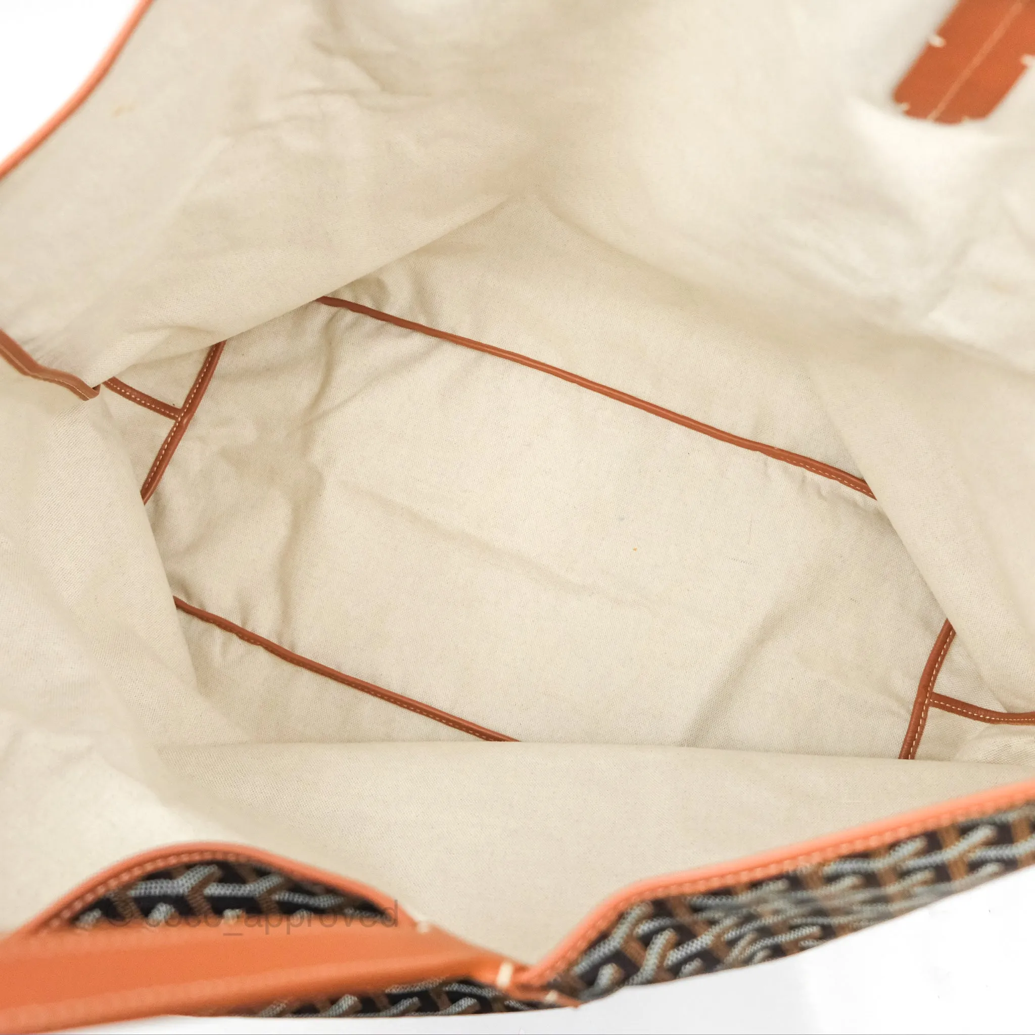Goyard St. Louis Tote GM Black/Tan
