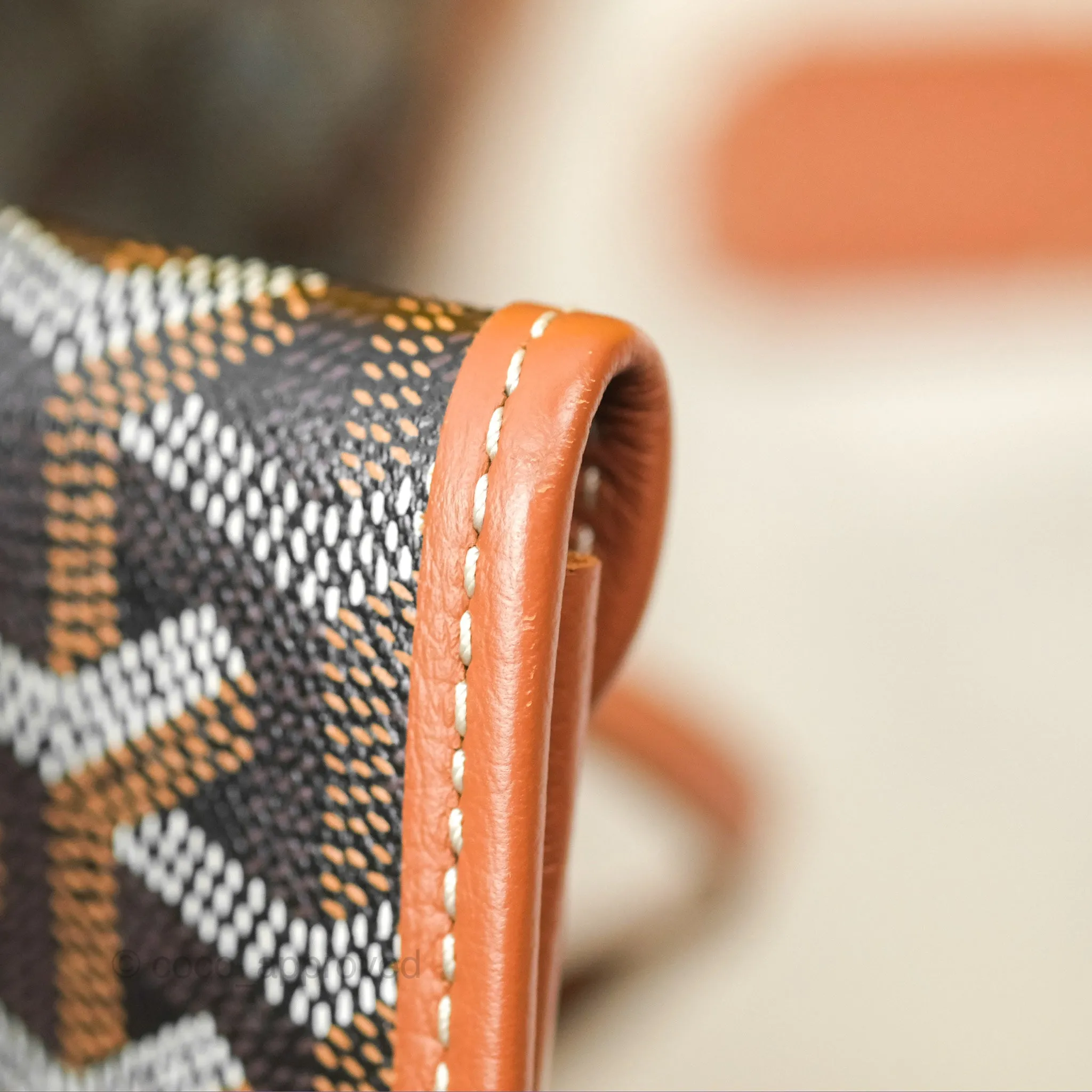 Goyard St. Louis Tote GM Black/Tan