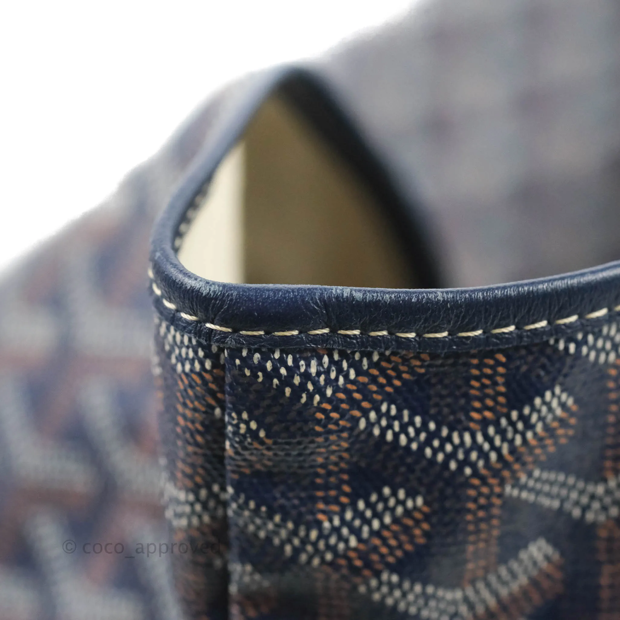 Goyard St. Louis Tote GM Navy