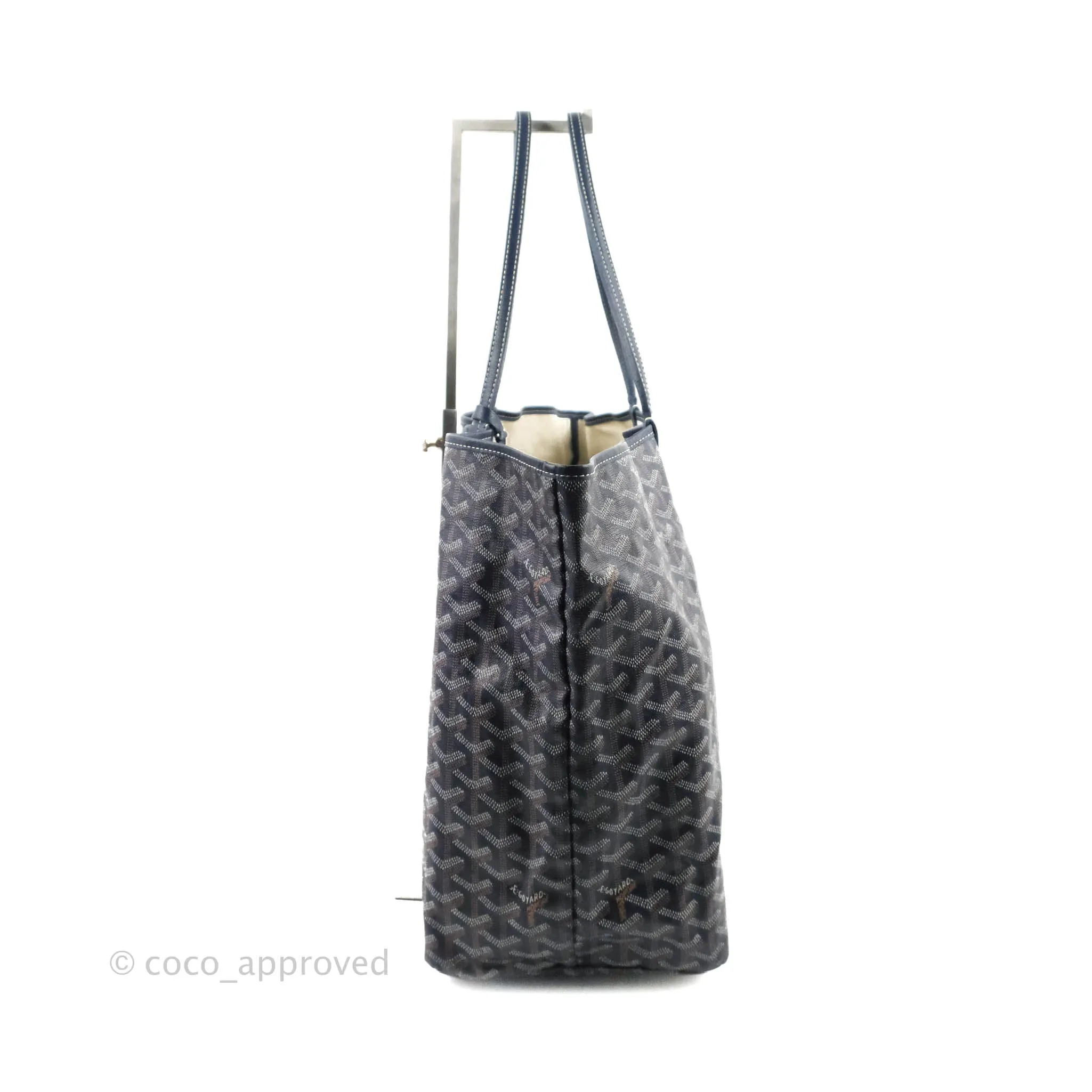 Goyard St. Louis Tote GM Navy