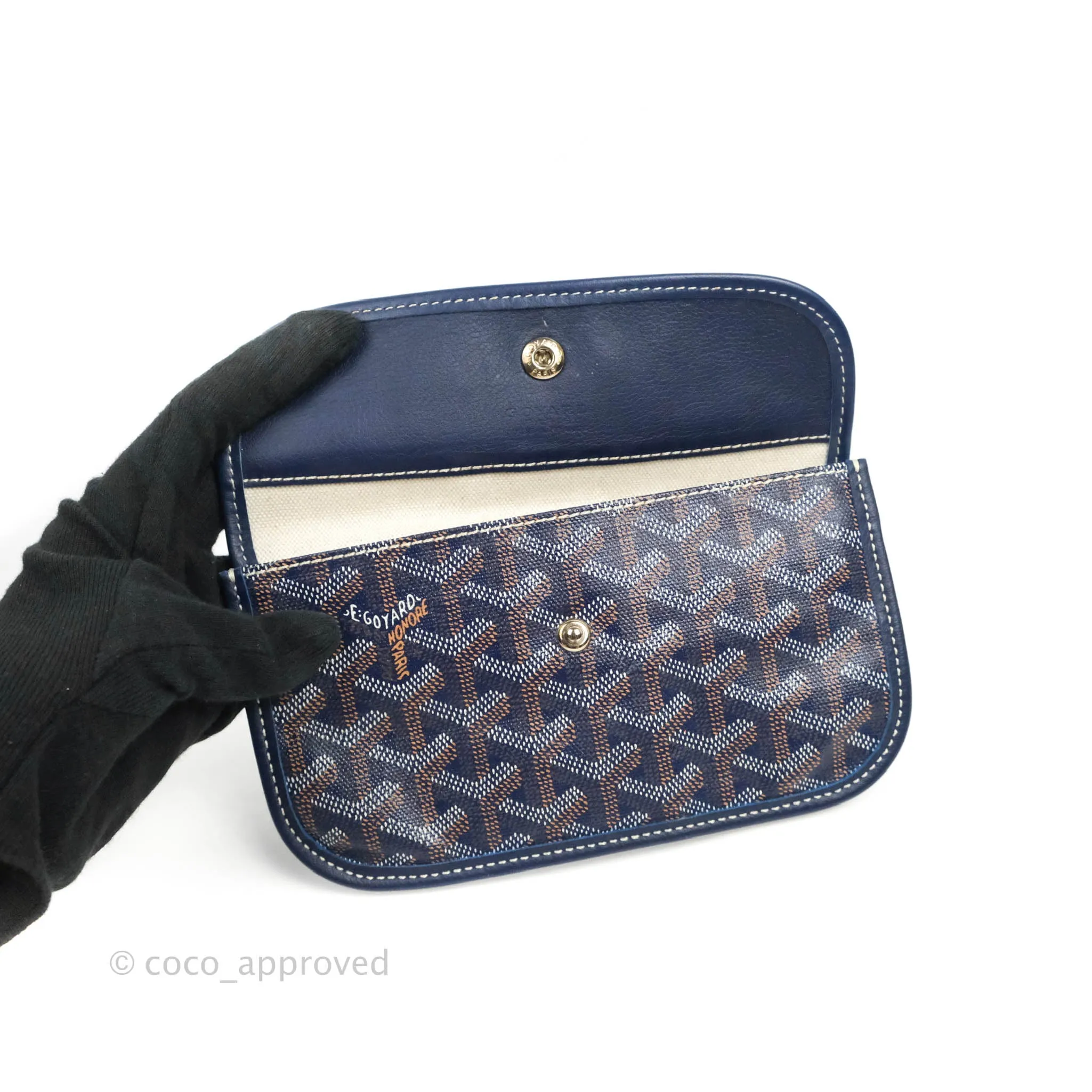 Goyard St. Louis Tote GM Navy