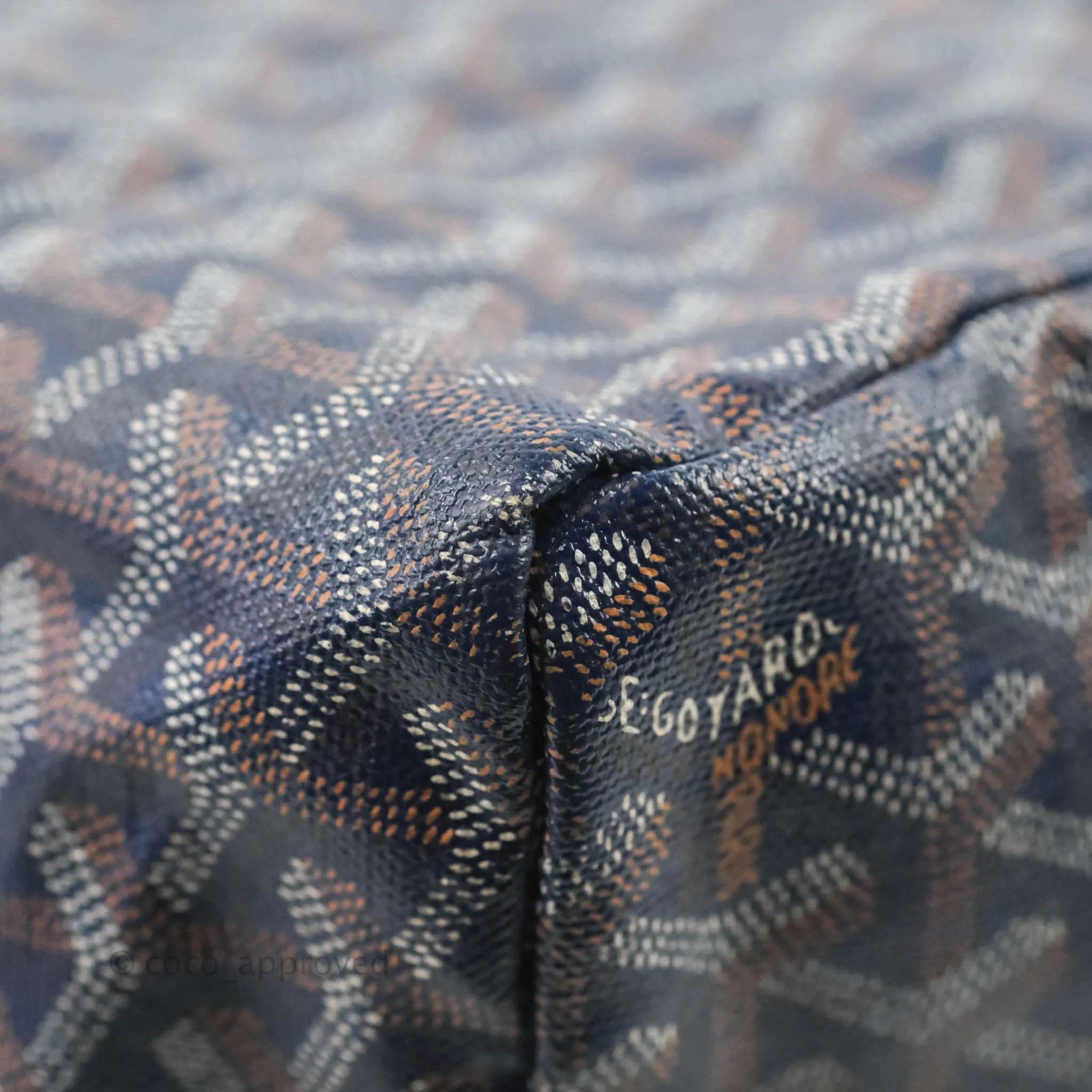 Goyard St. Louis Tote GM Navy