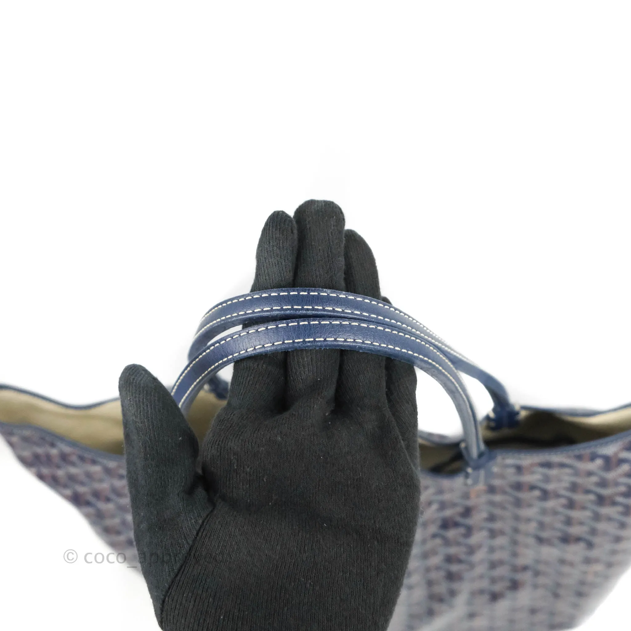 Goyard St. Louis Tote GM Navy