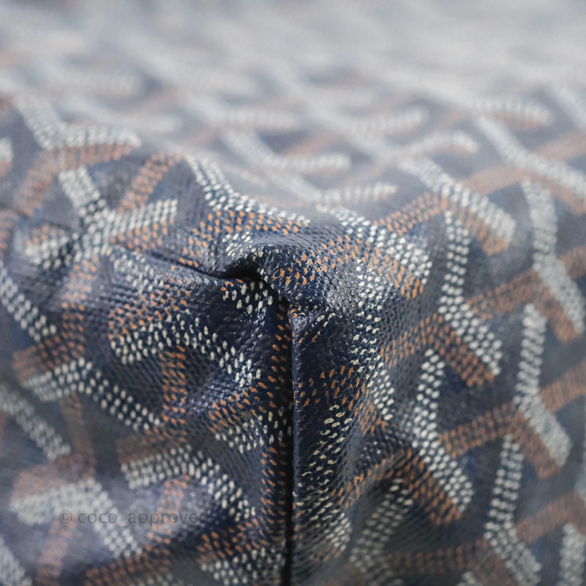Goyard St. Louis Tote GM Navy