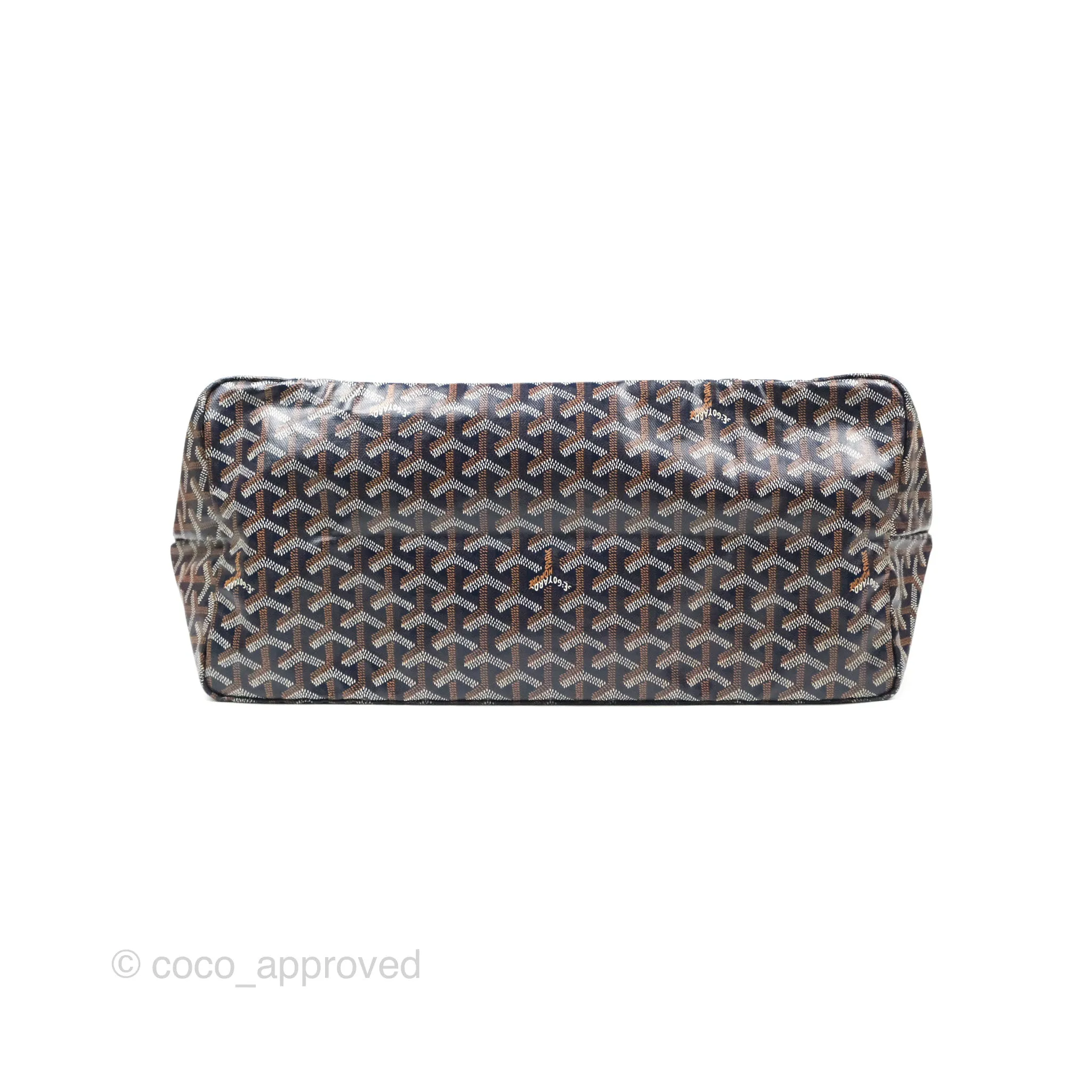 Goyard St. Louis Tote GM Navy/Tan
