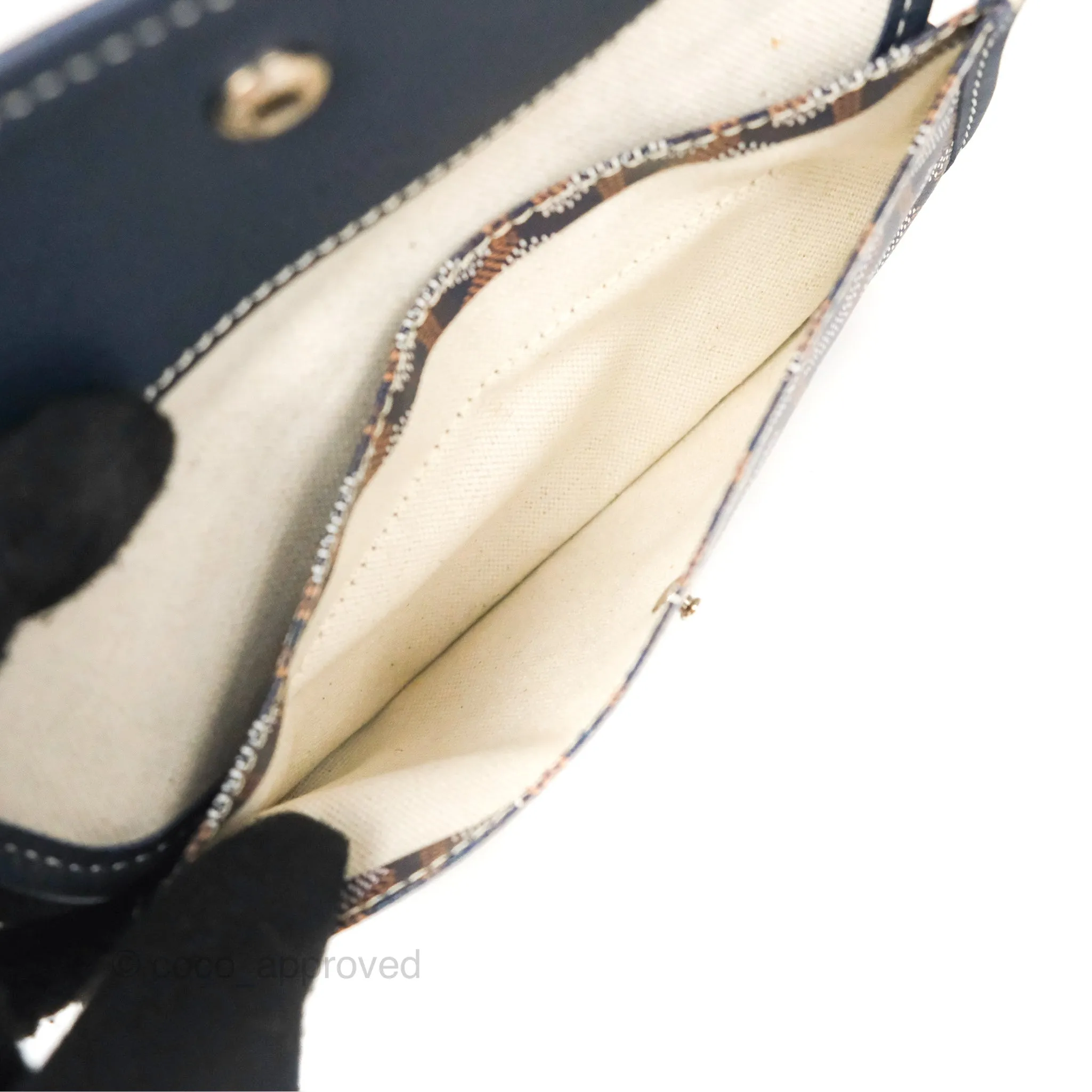 Goyard St. Louis Tote GM Navy/Tan