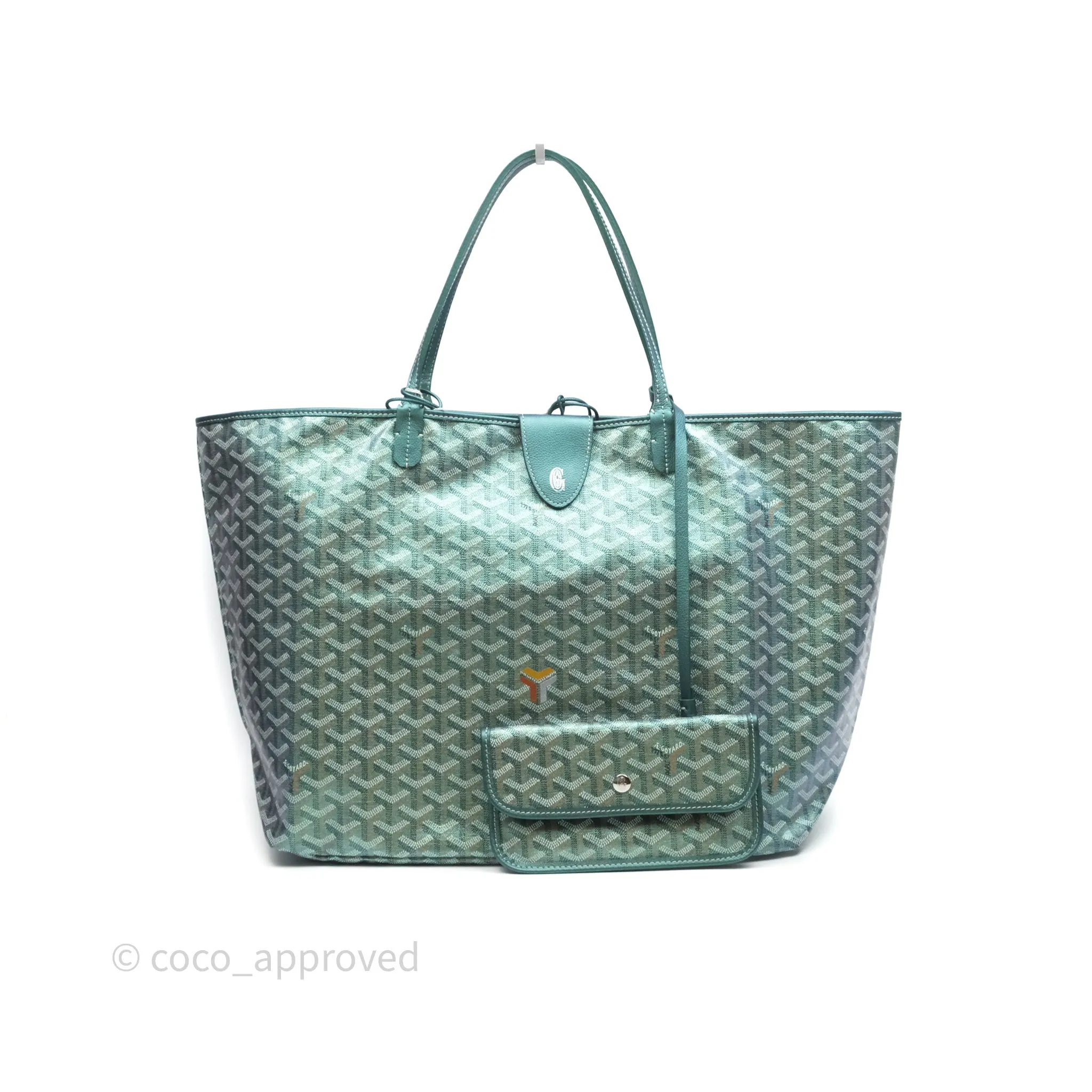 Goyard St. Louis Tote GM Pearly Green