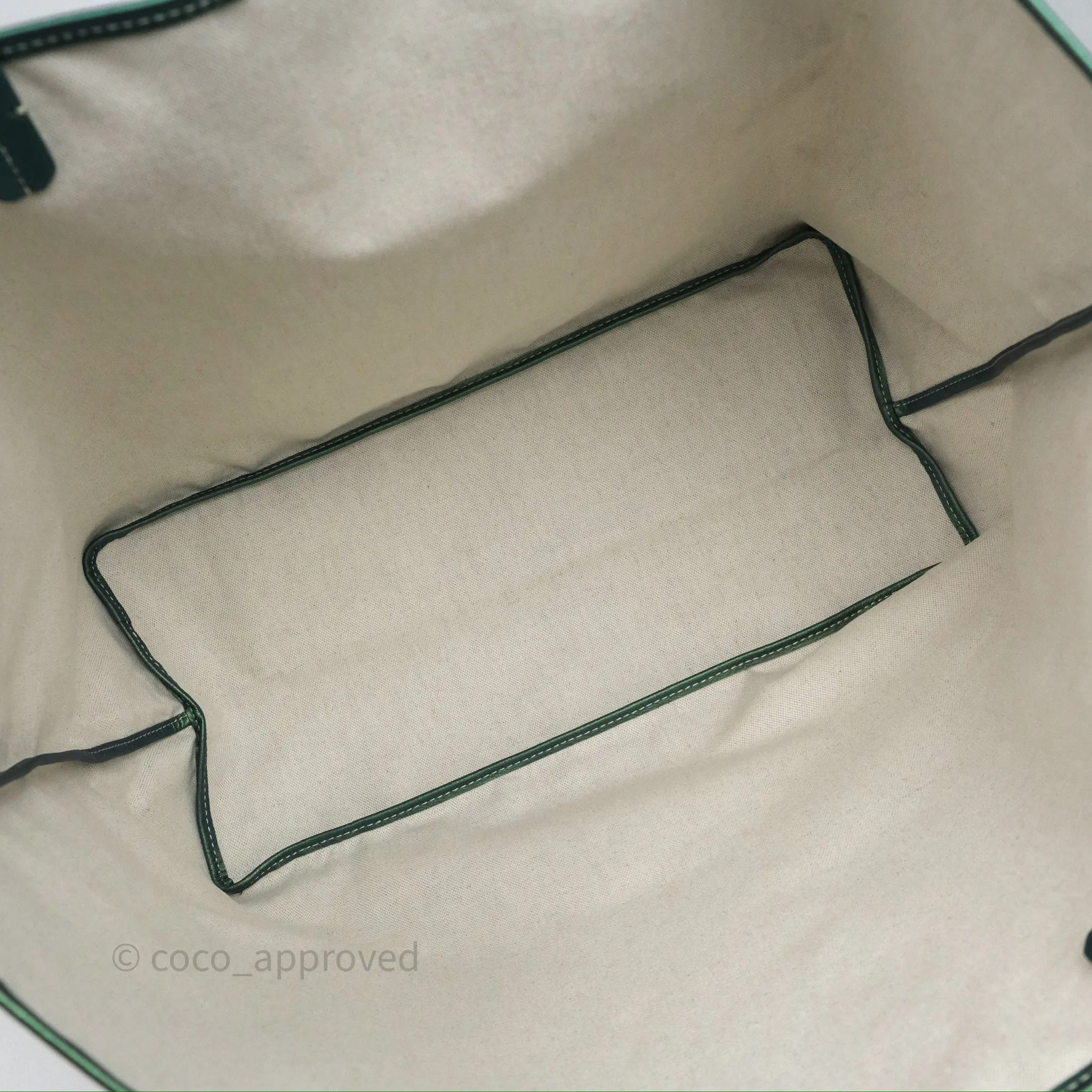 Goyard St. Louis Tote GM Pearly Green