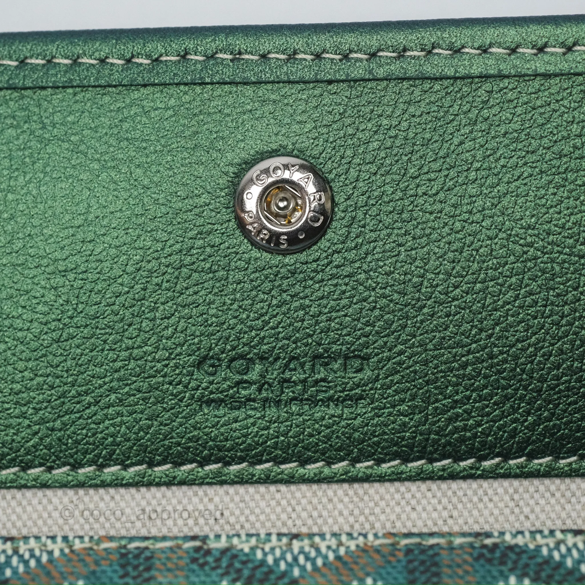 Goyard St. Louis Tote GM Pearly Green