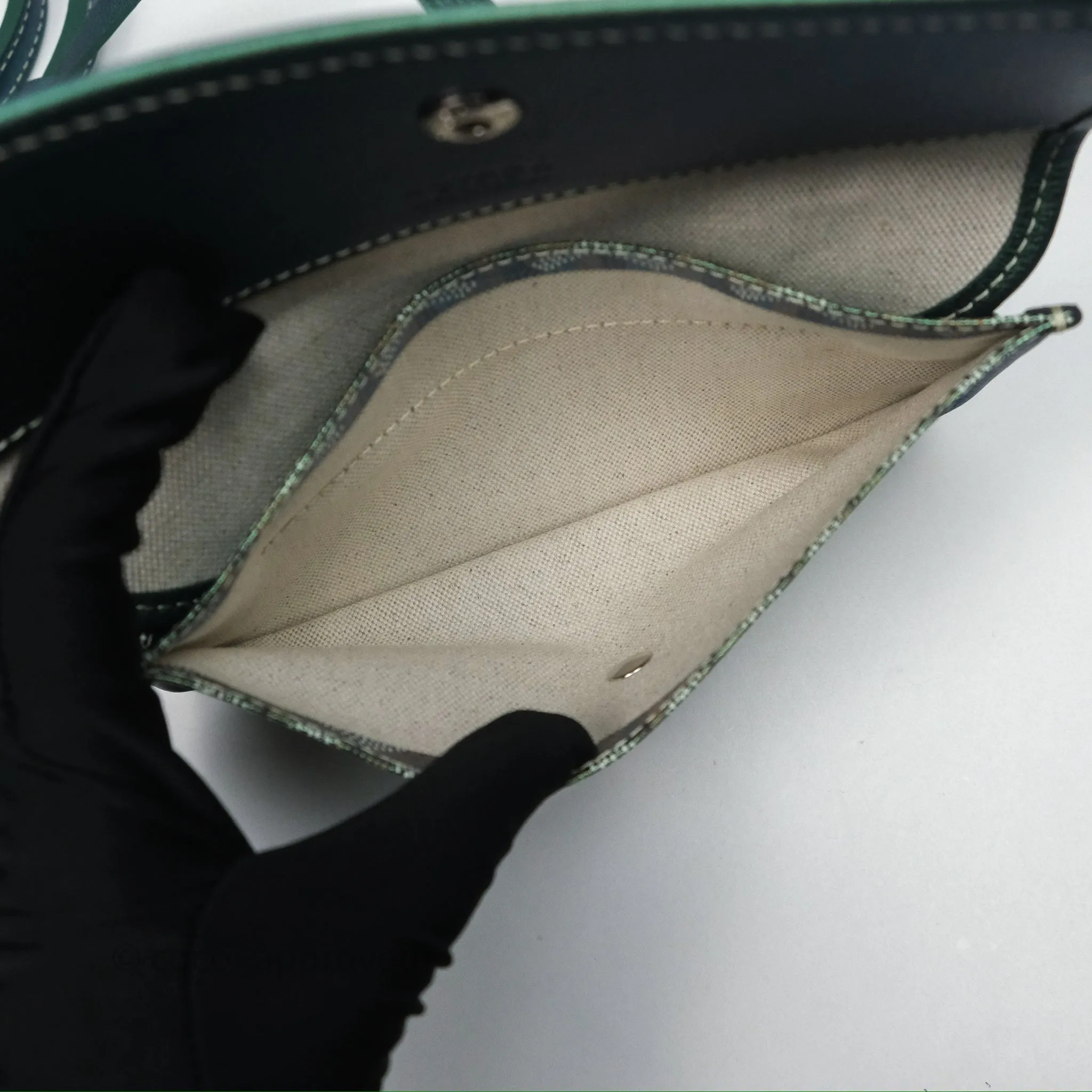 Goyard St. Louis Tote GM Pearly Green