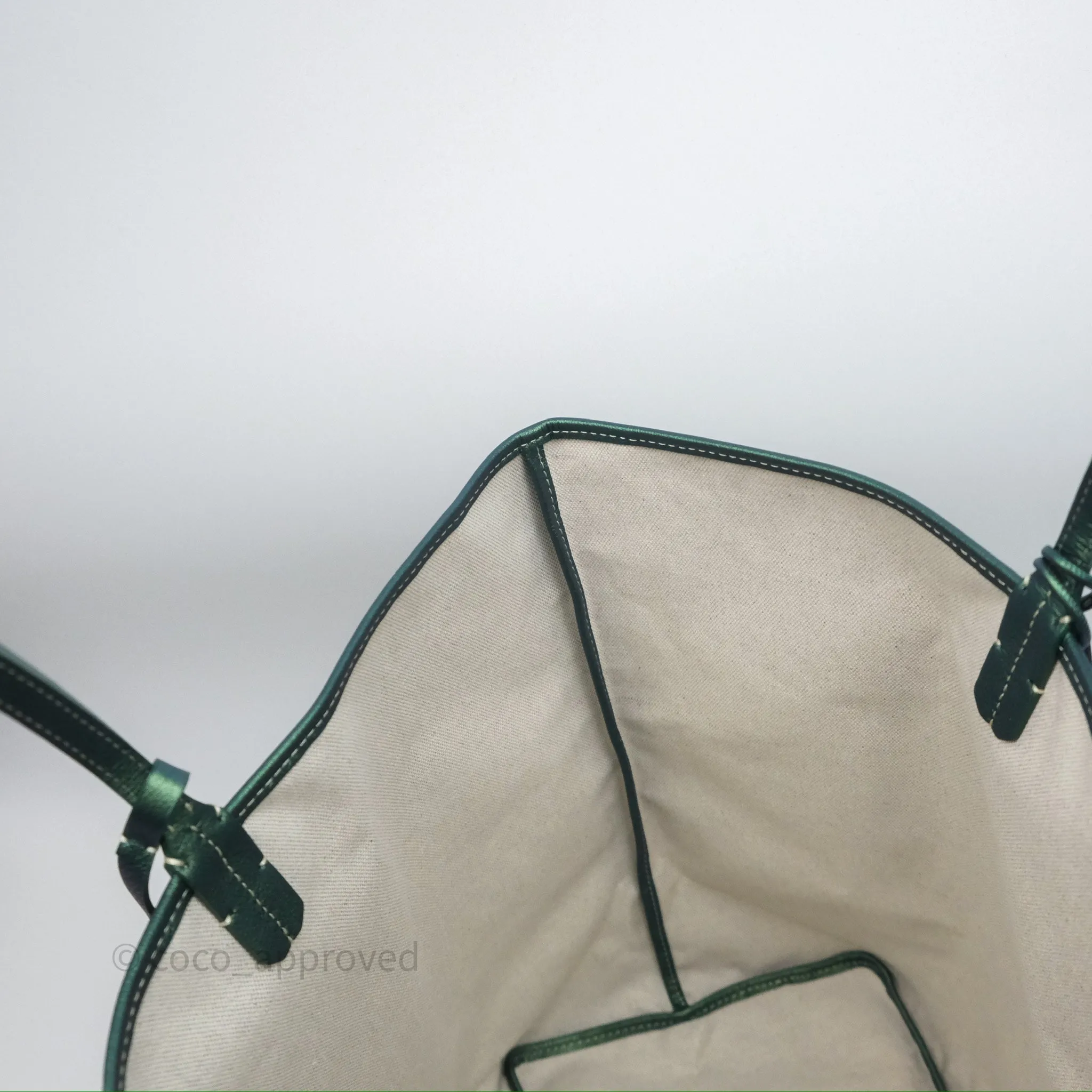 Goyard St. Louis Tote GM Pearly Green