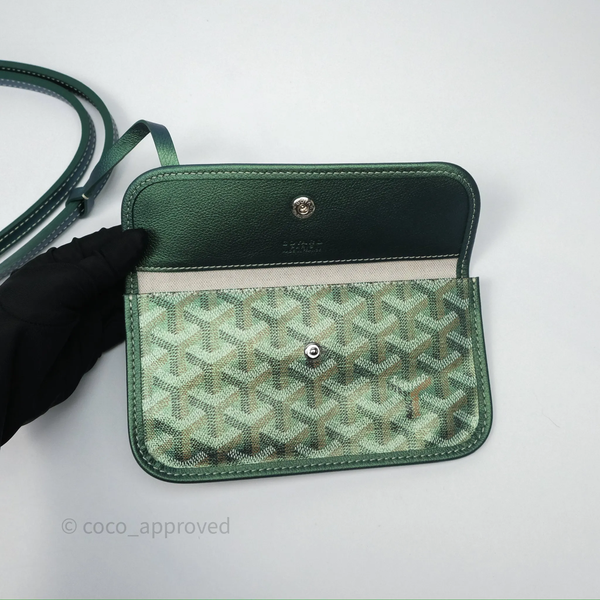 Goyard St. Louis Tote GM Pearly Green