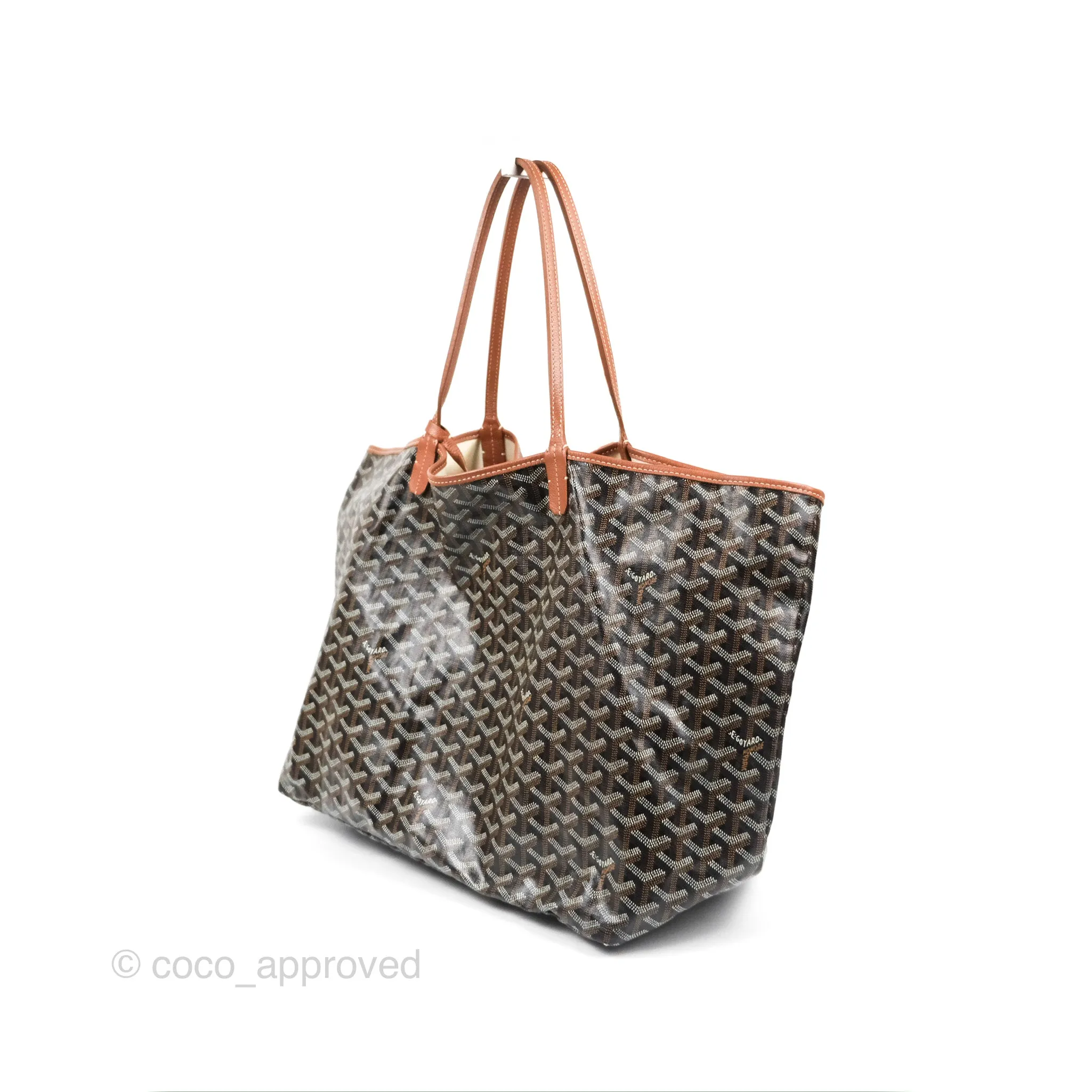 Goyard St. Louis Tote GM Tan/Black