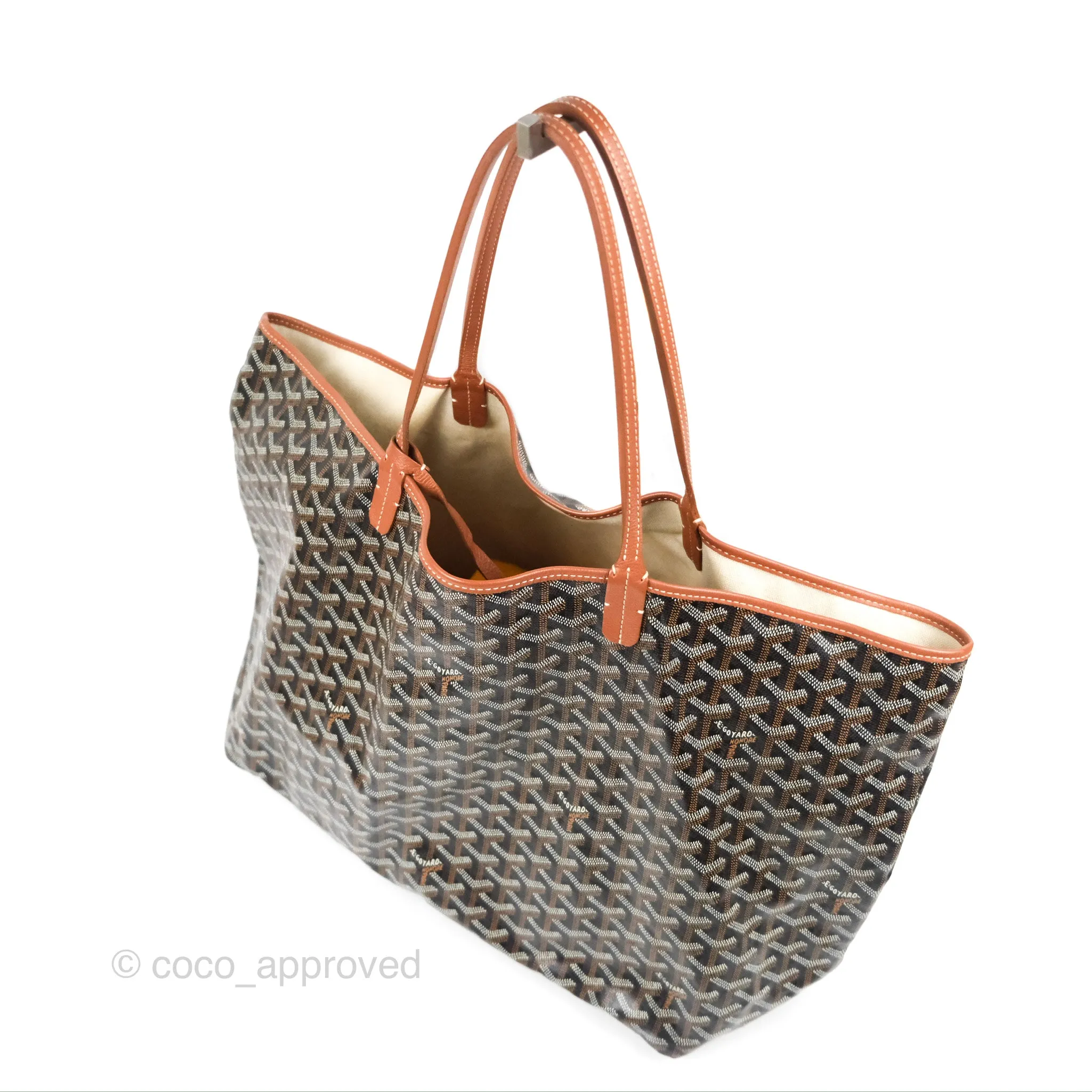 Goyard St. Louis Tote GM Tan/Black