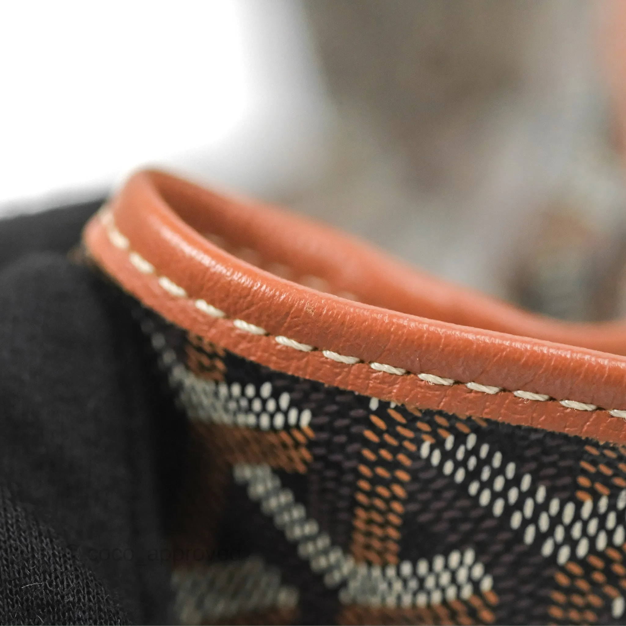 Goyard St. Louis Tote GM Tan/Black