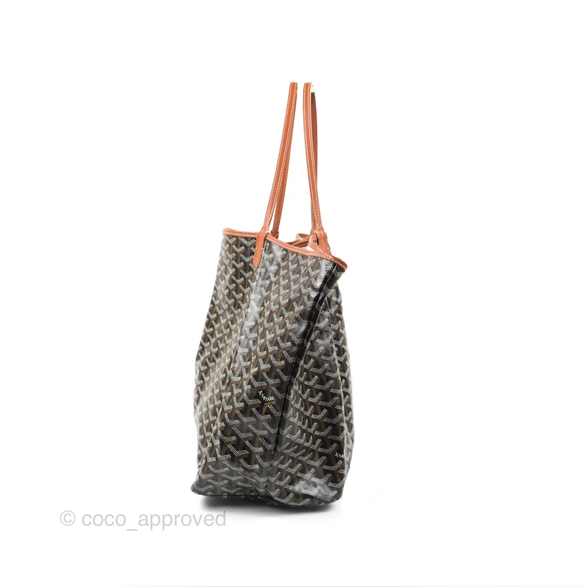 Goyard St. Louis Tote GM Tan/Black