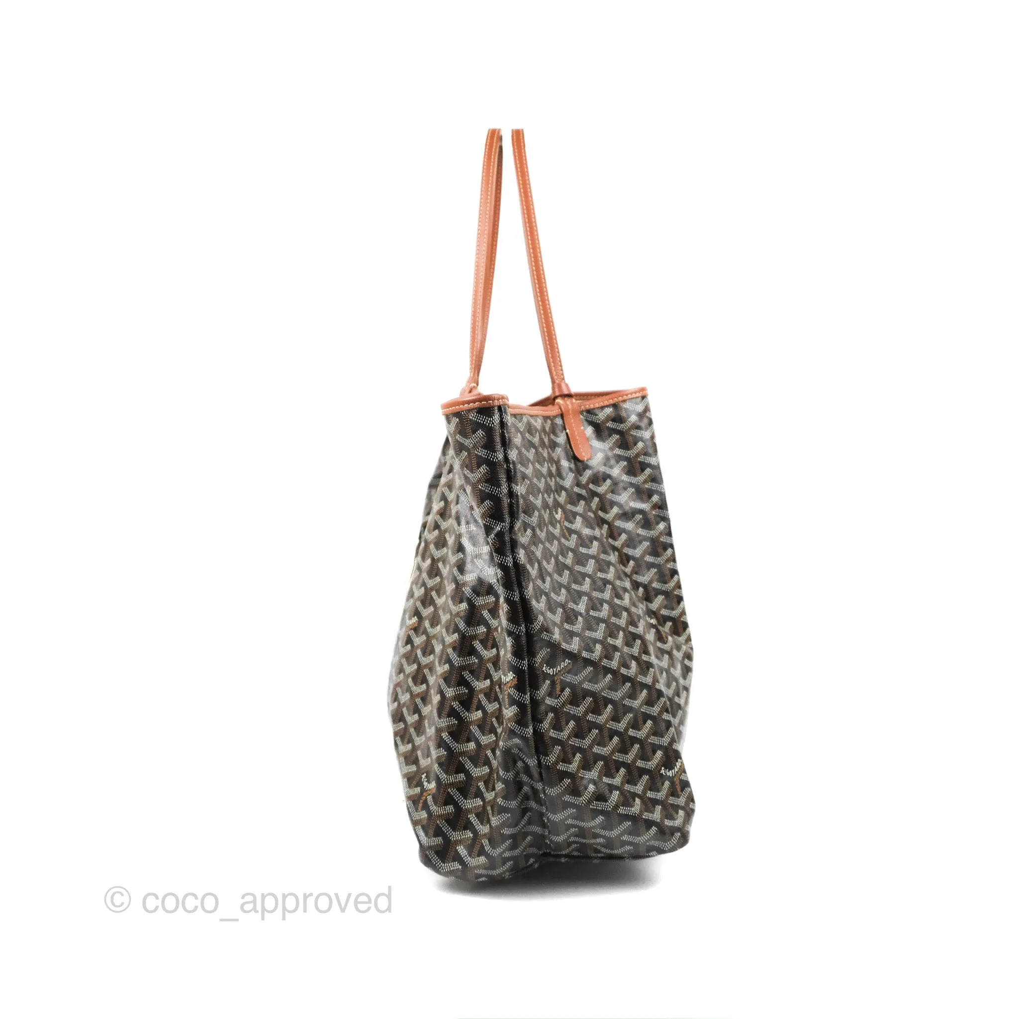 Goyard St. Louis Tote GM Tan/Black