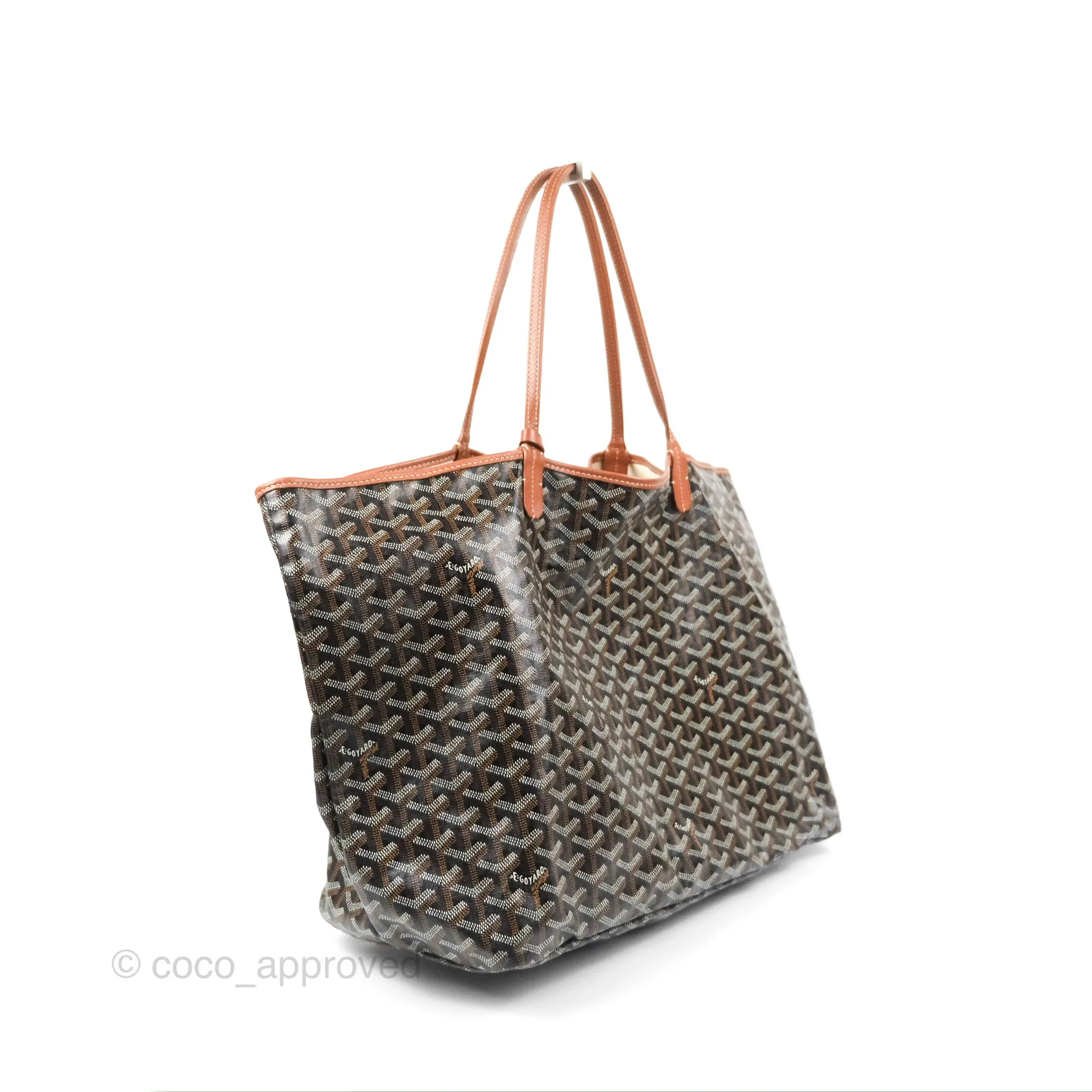 Goyard St. Louis Tote GM Tan/Black