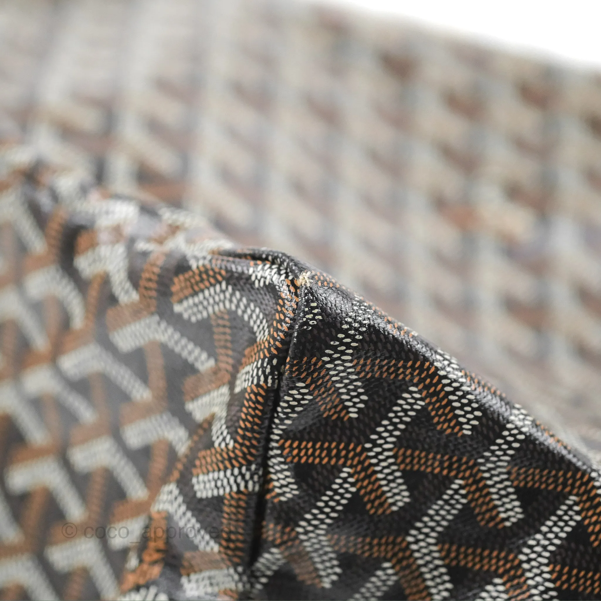 Goyard St. Louis Tote GM Tan/Black