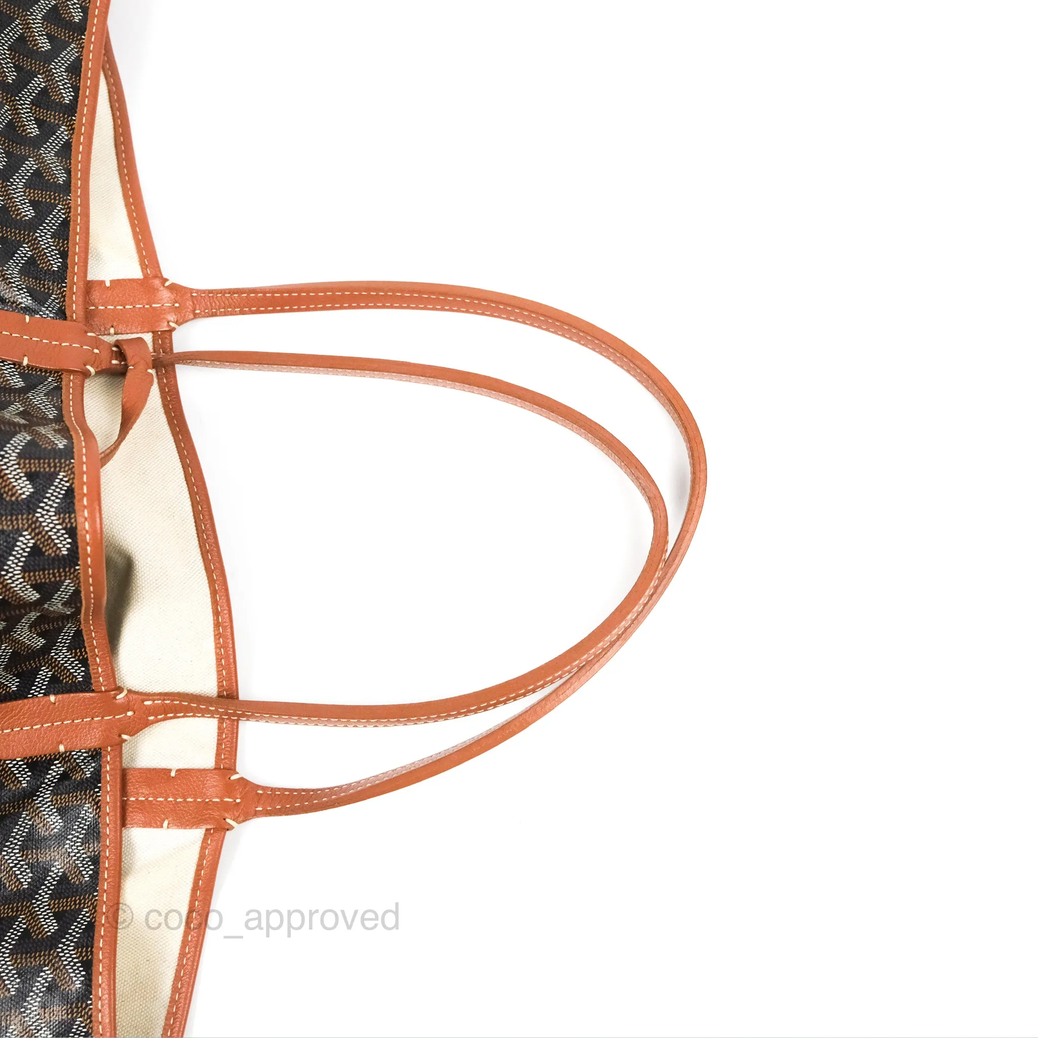 Goyard St. Louis Tote GM Tan/Black