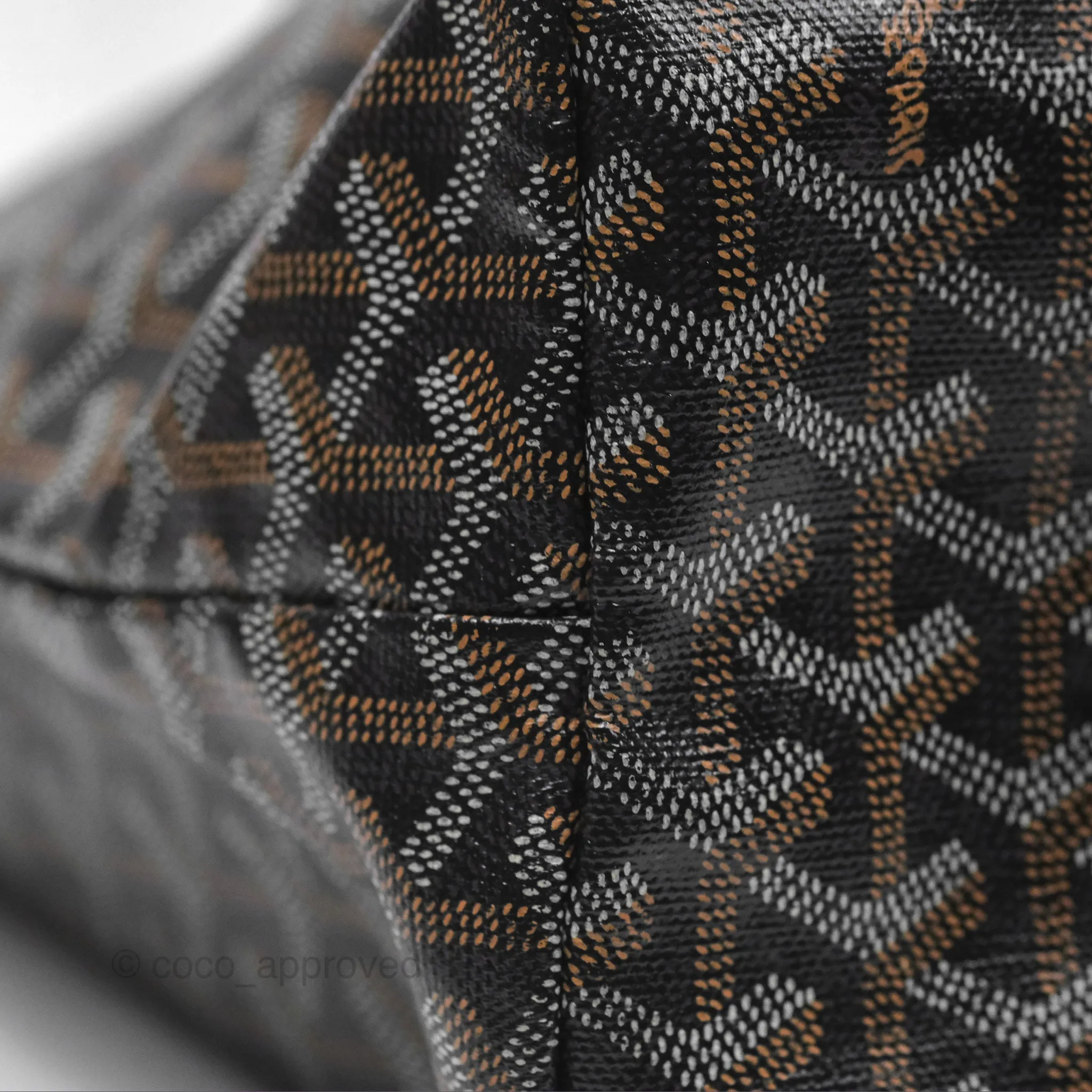 Goyard St Louis Tote PM Black