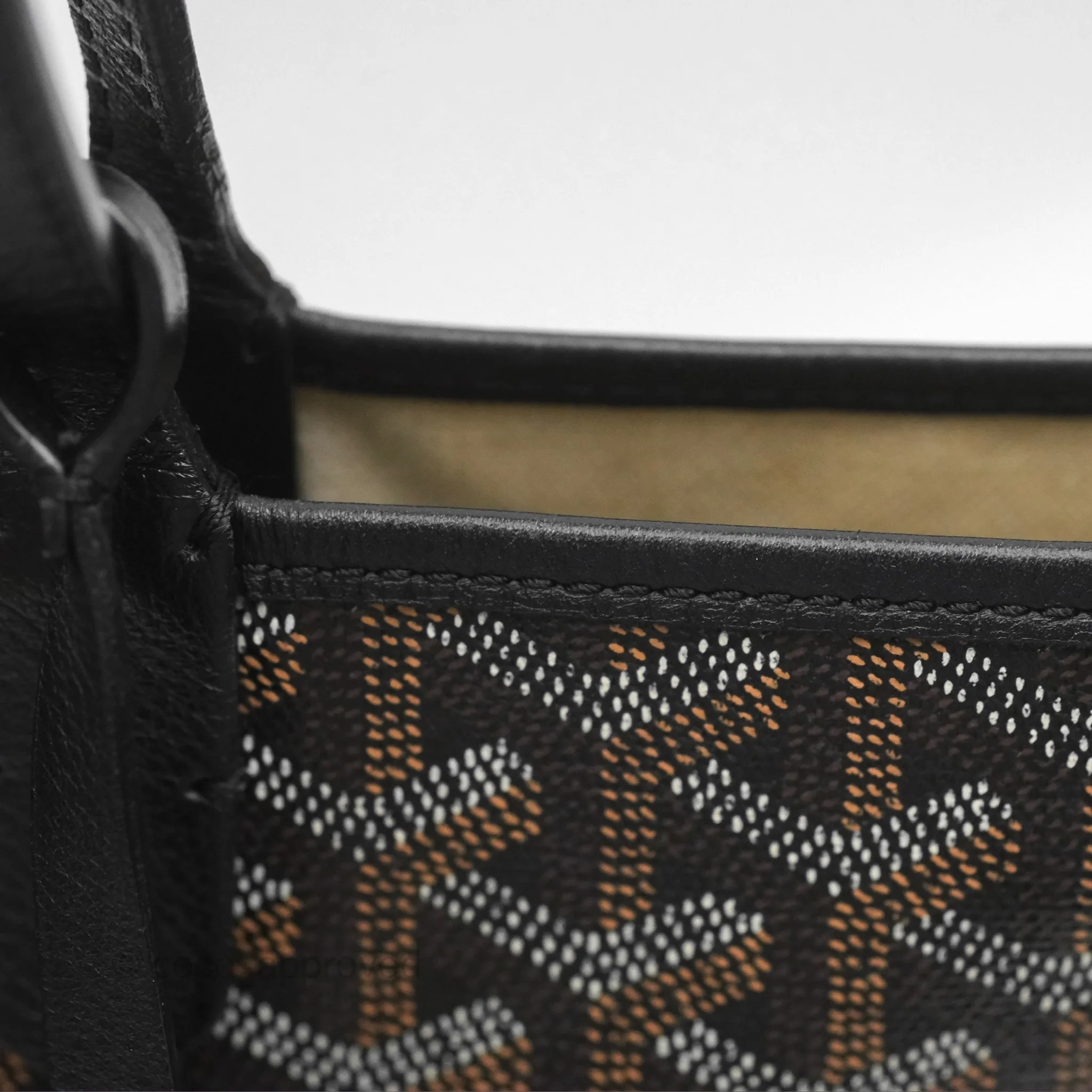 Goyard St Louis Tote PM Black