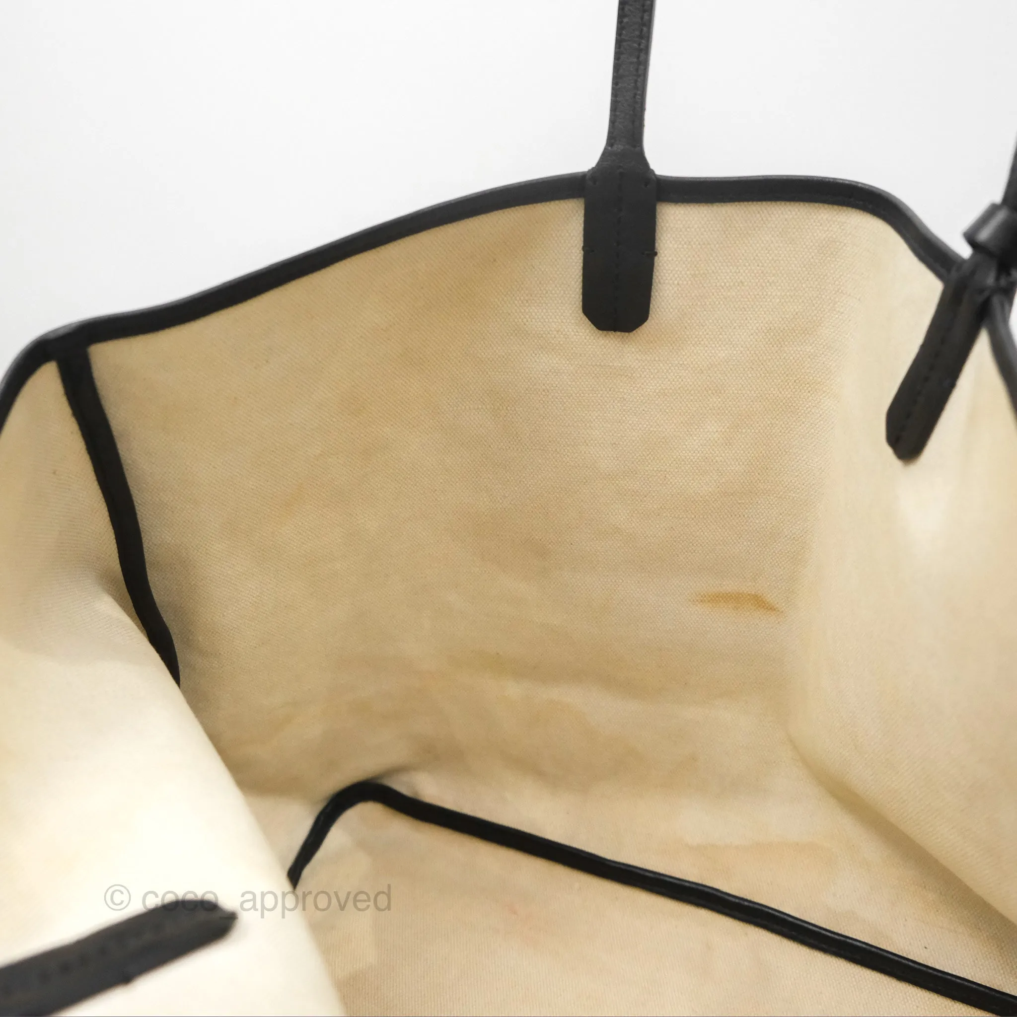 Goyard St Louis Tote PM Black