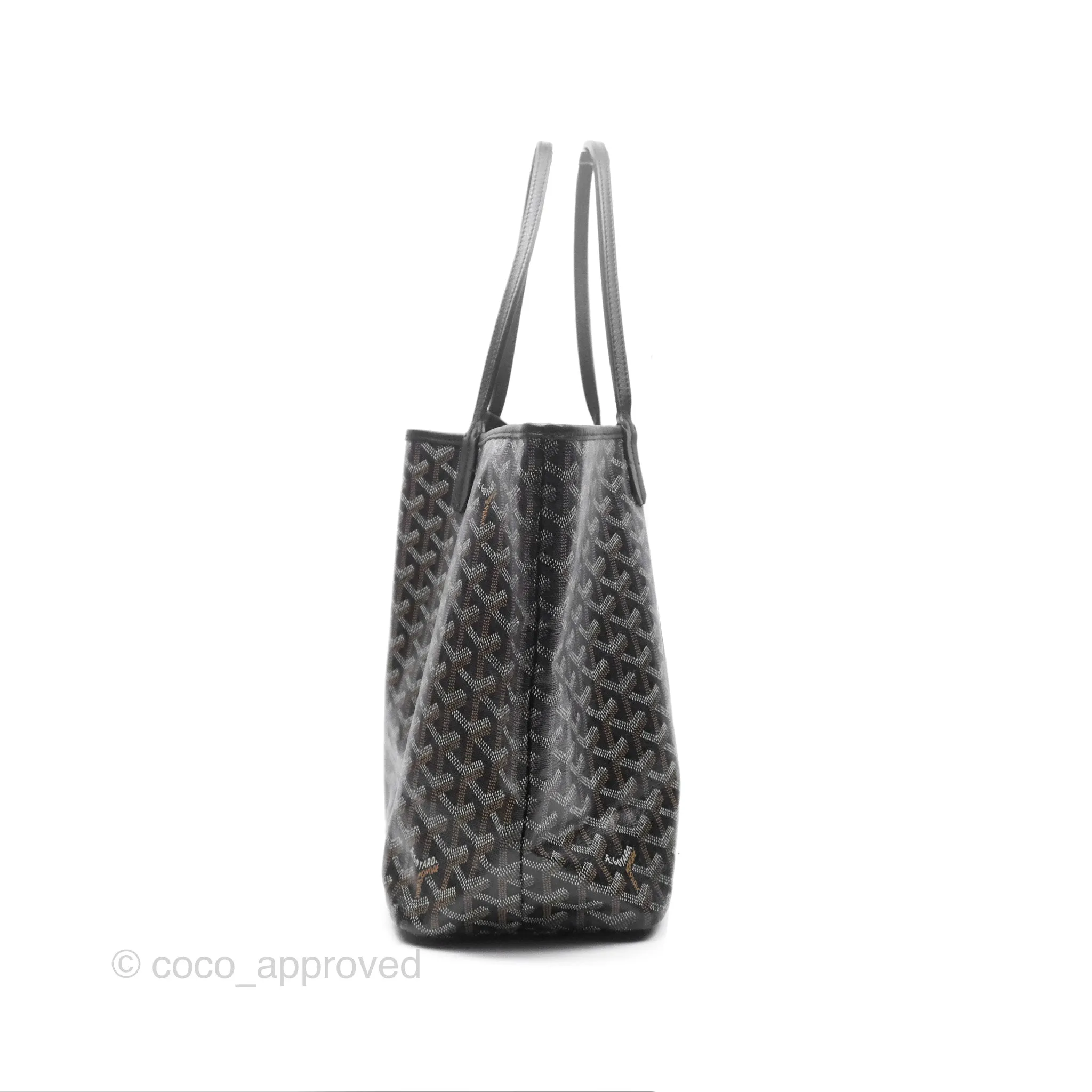 Goyard St Louis Tote PM Black