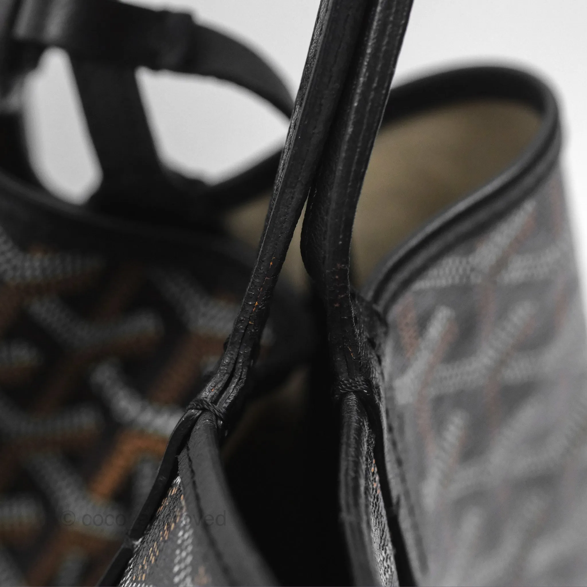 Goyard St Louis Tote PM Black