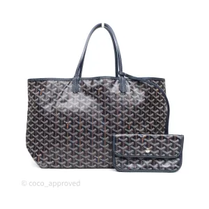 Goyard St Louis Tote PM Blue Marine