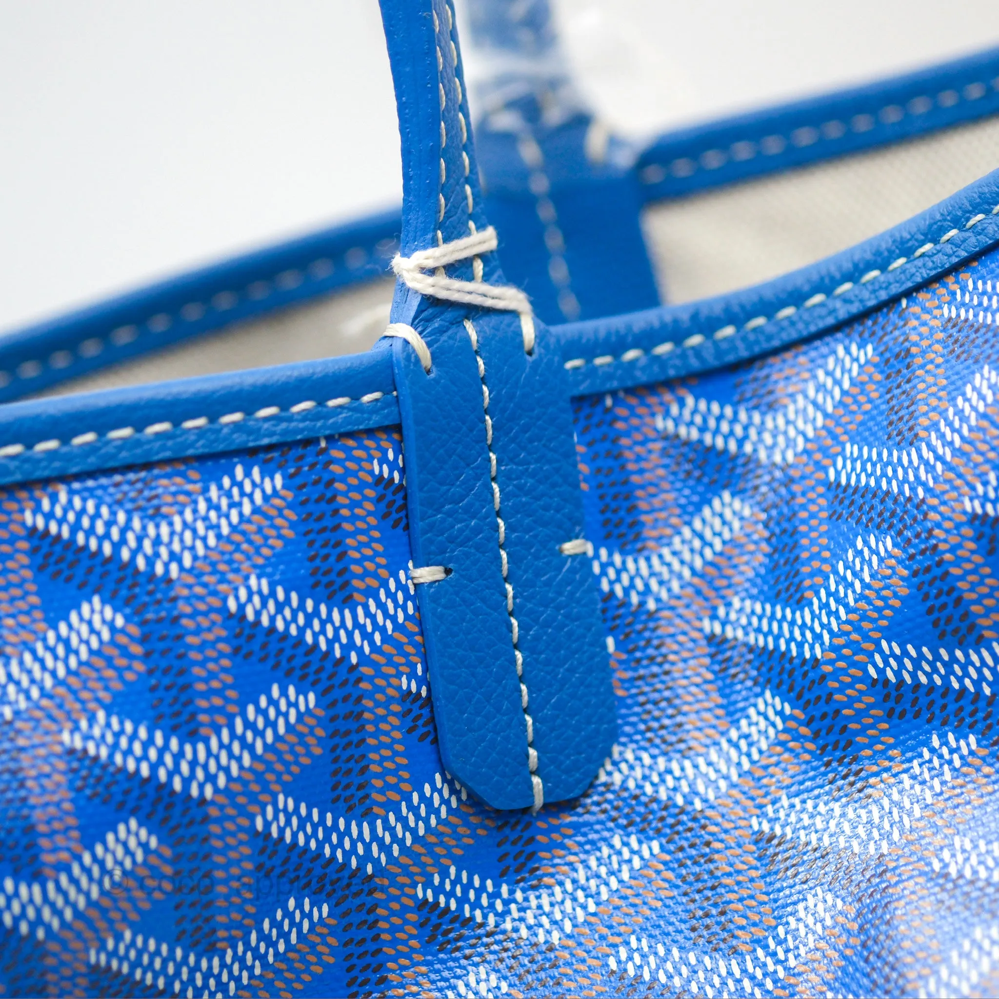 Goyard St Louis Tote PM Blue