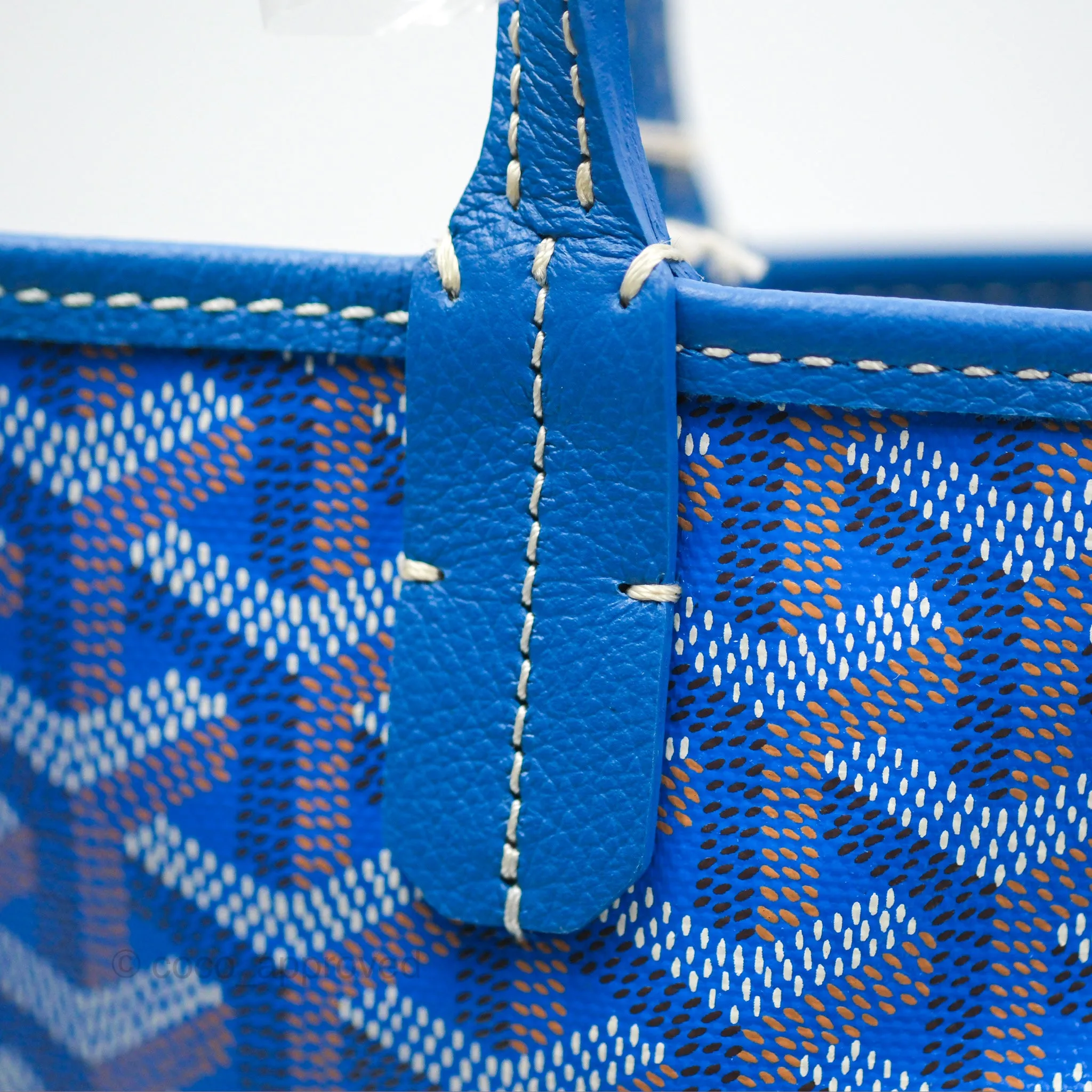 Goyard St Louis Tote PM Blue